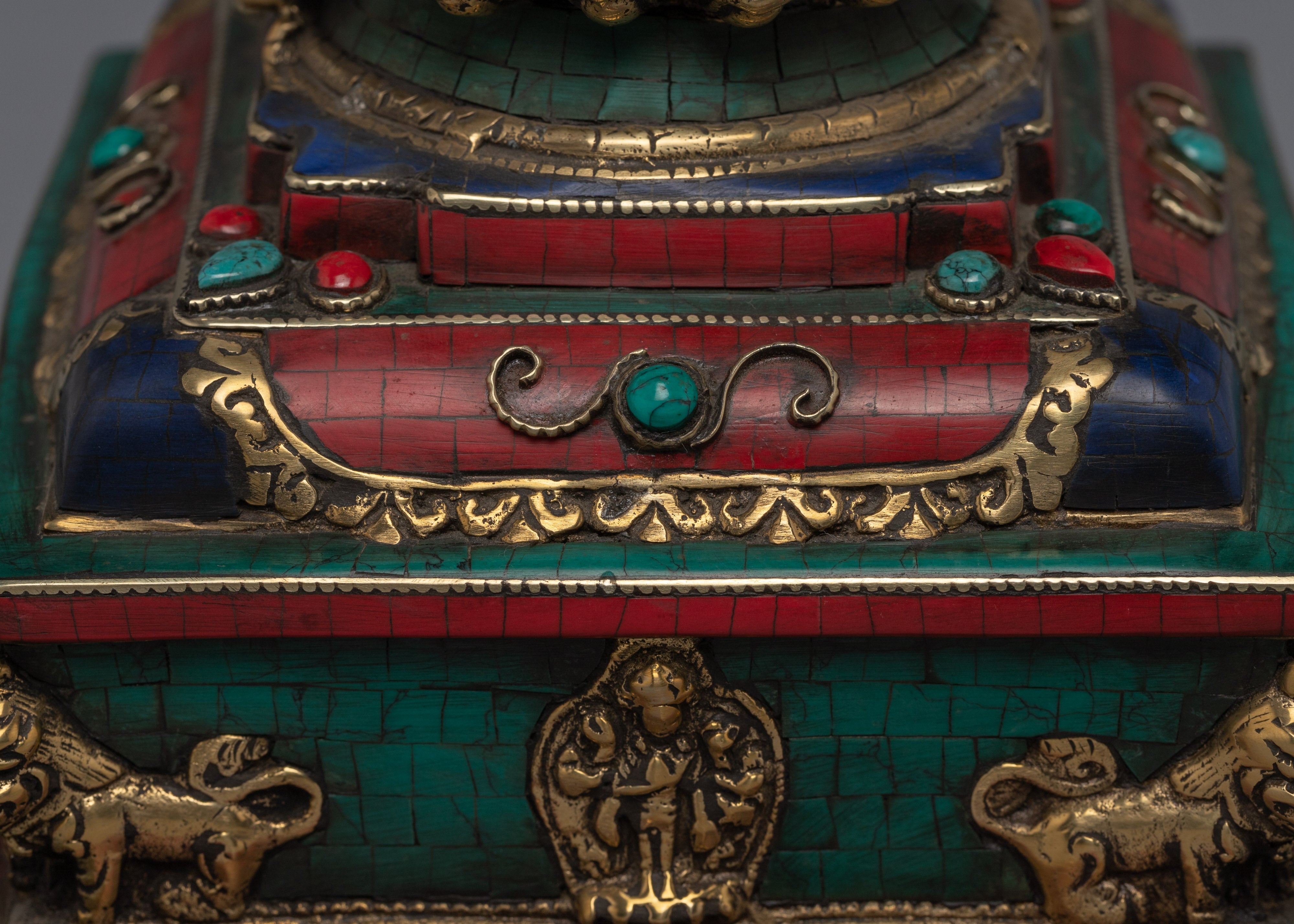 Brass Buddha Stupa | Home Decorative Item