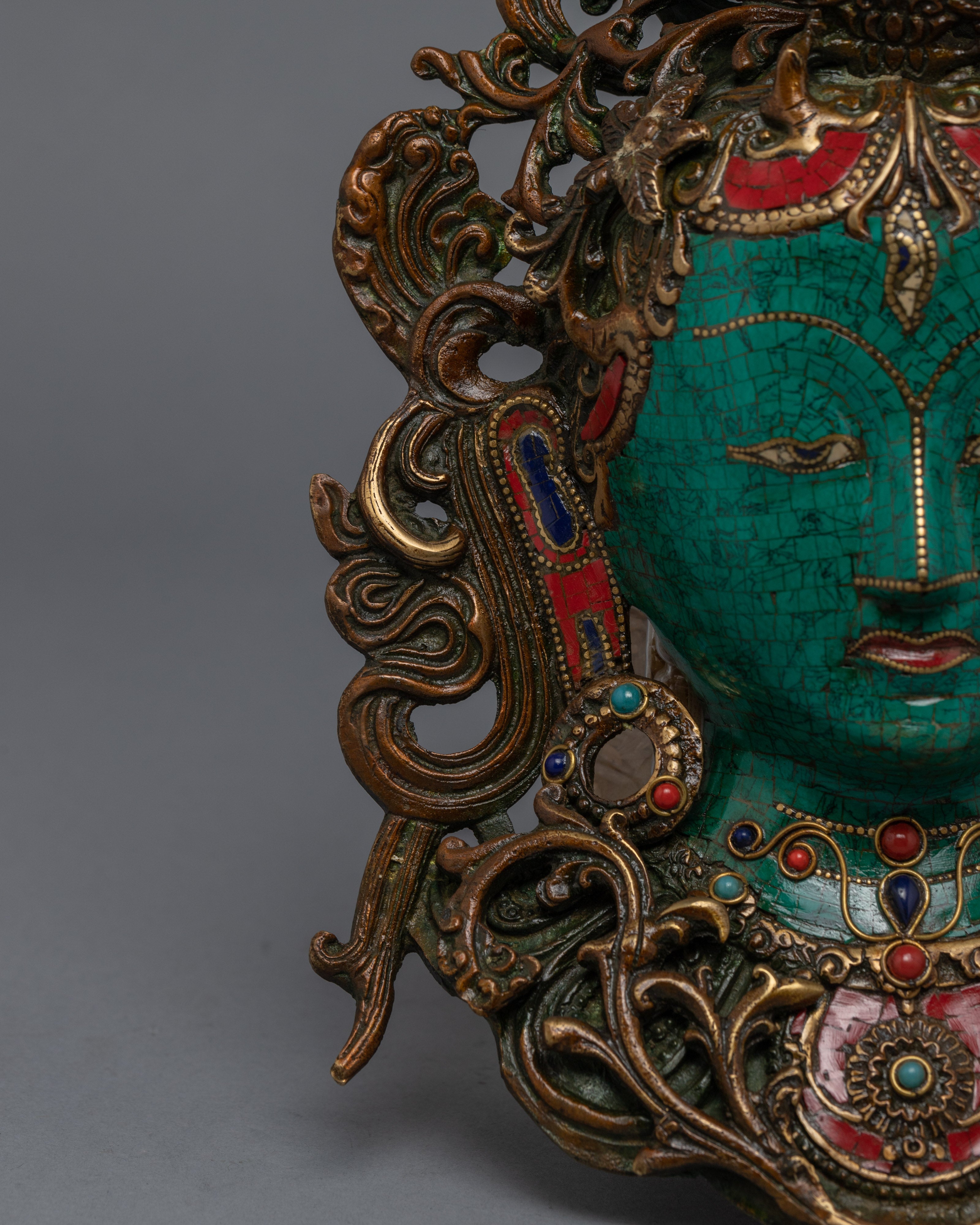 White Tara Mask | Wall Hanging