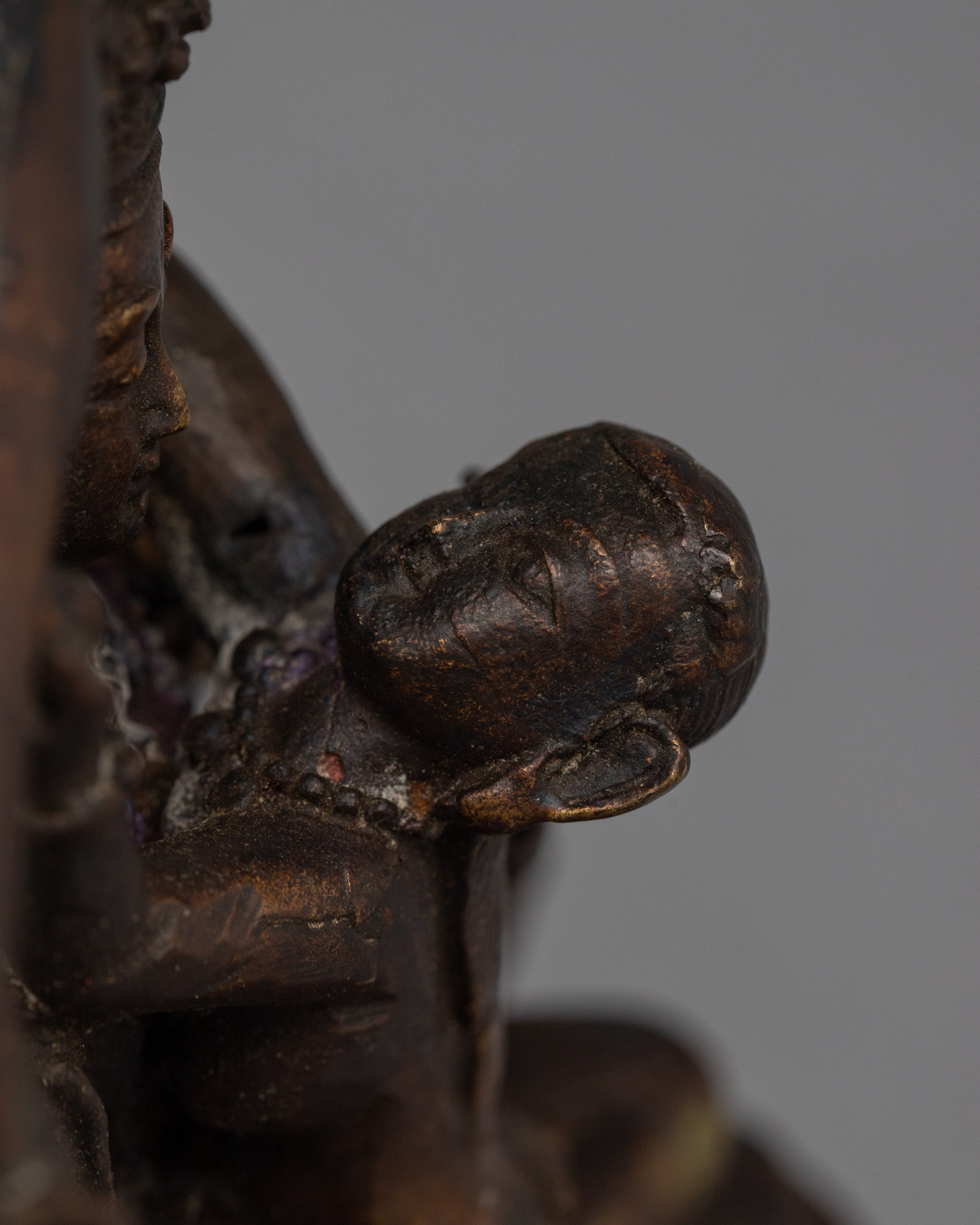 Manjushri Boddhisattva Sculpture With Consort | Traditional Buddhist Art