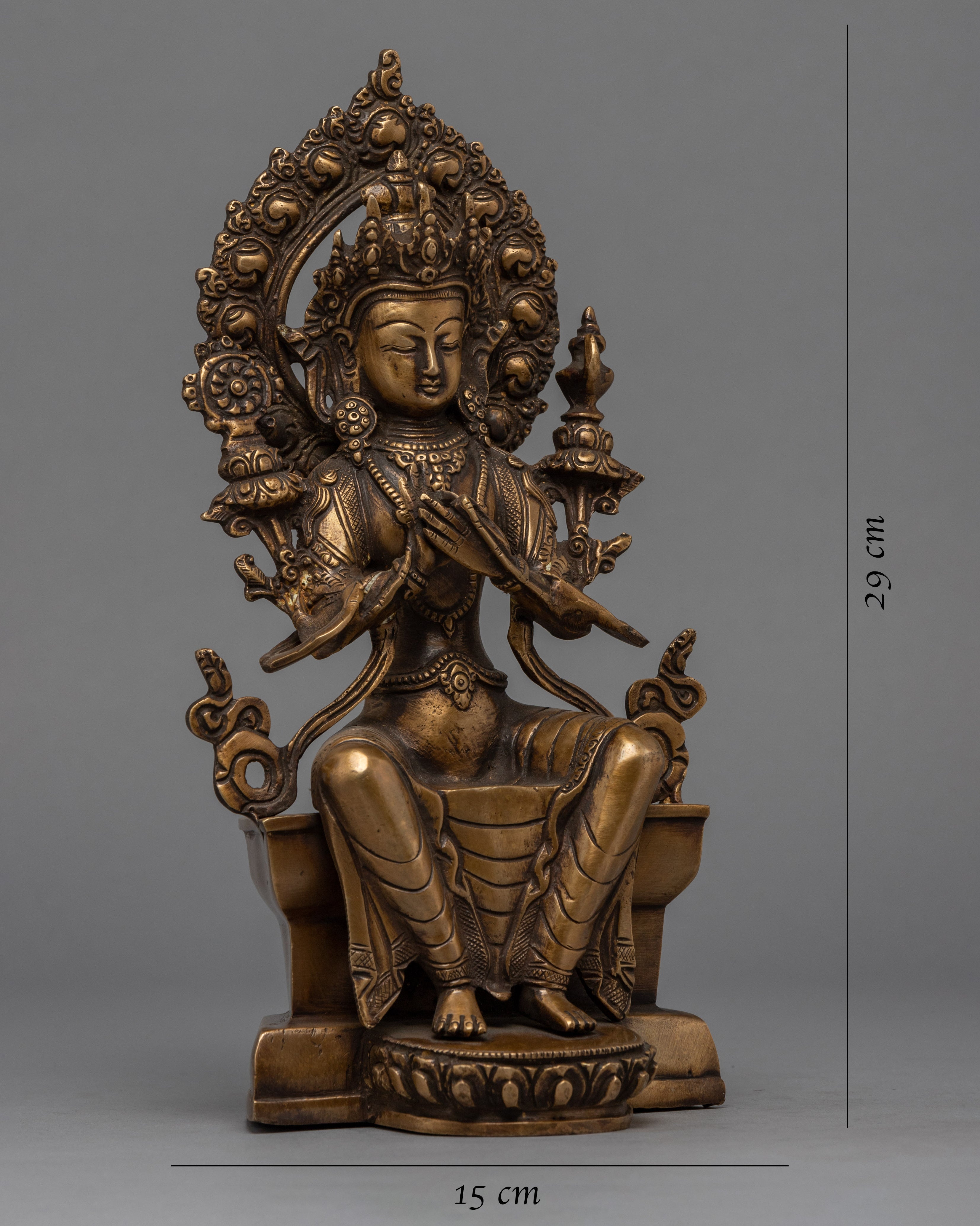 The Future Buddha Maitreya Statue | A Sacred Sculpting Art of Nepal
