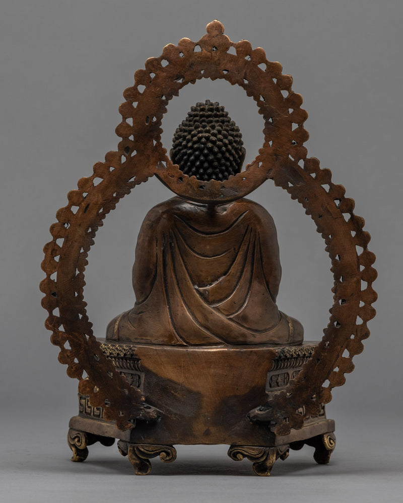 Amitabha Buddha Sculpture for Home Decor | Traditional Tibetan Art