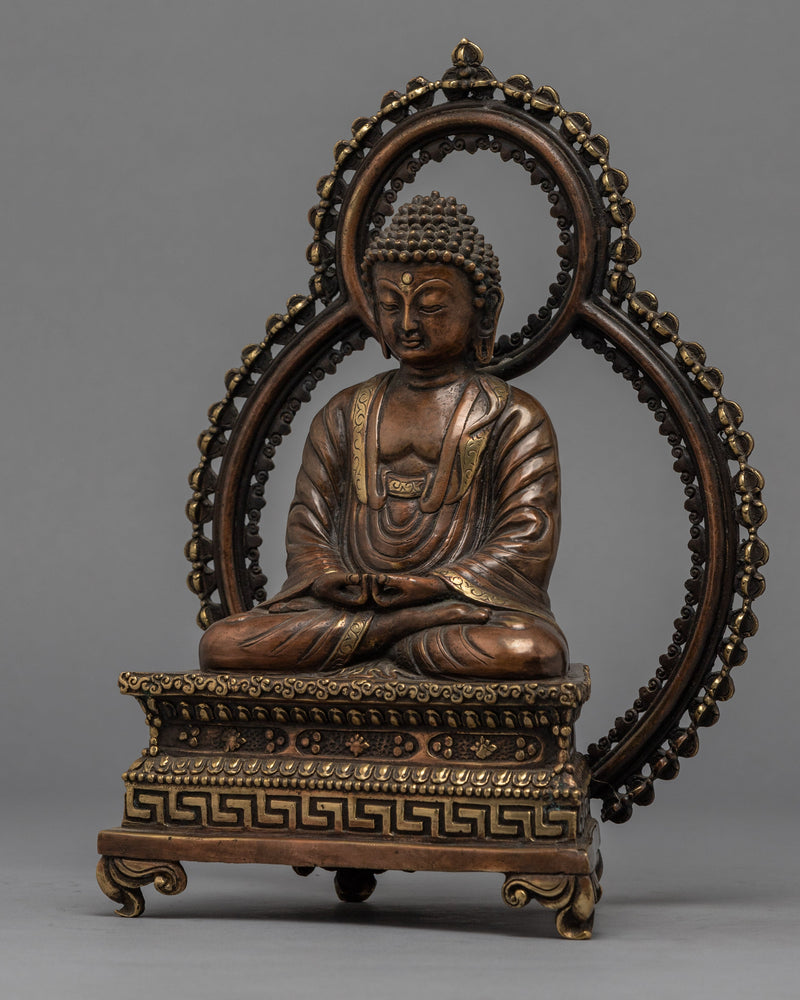 Amitabha Buddha Sculpture for Home Decor | Traditional Tibetan Art
