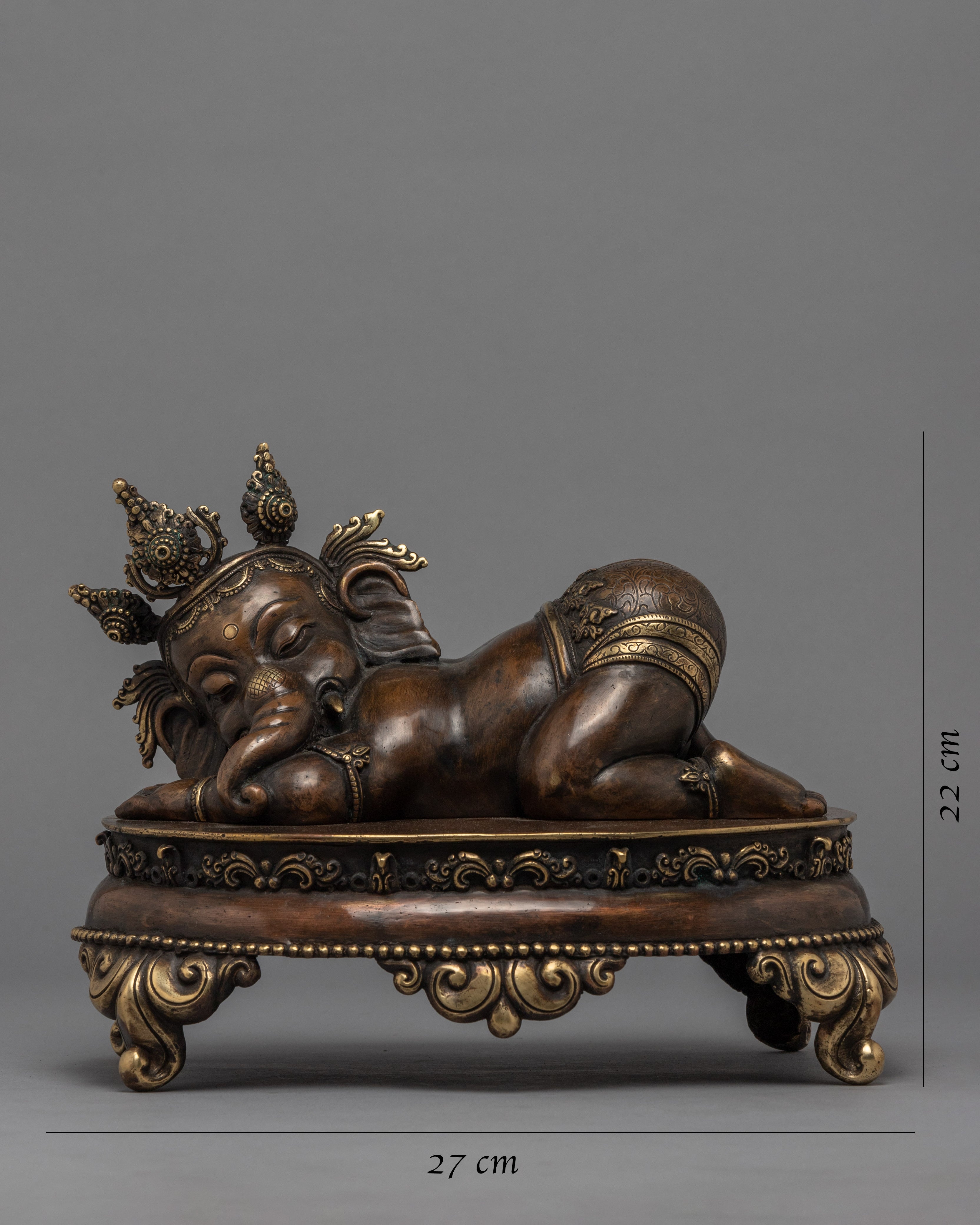Sleeping Ganesh Statue | Himalayan Artwork