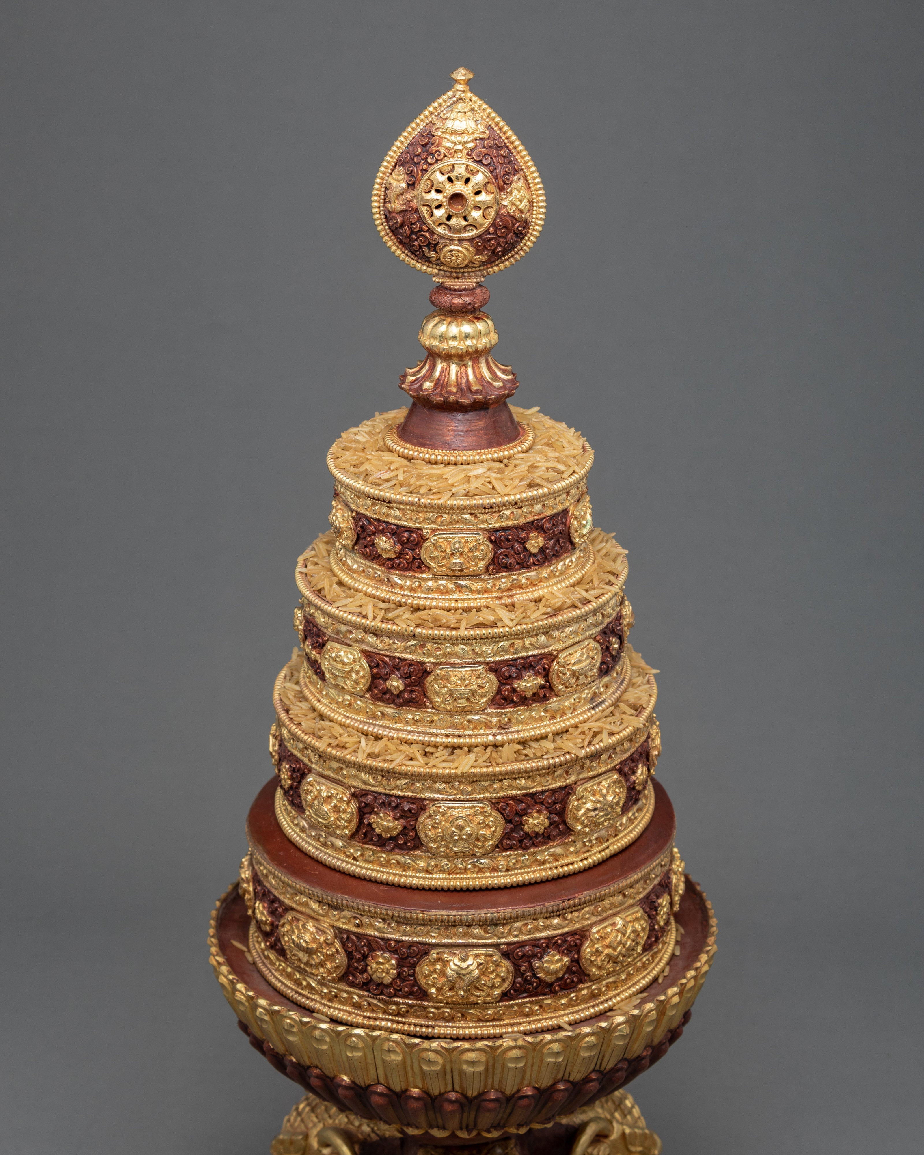 Handmade Mandala Offering Set | Buddhist Altar Kit