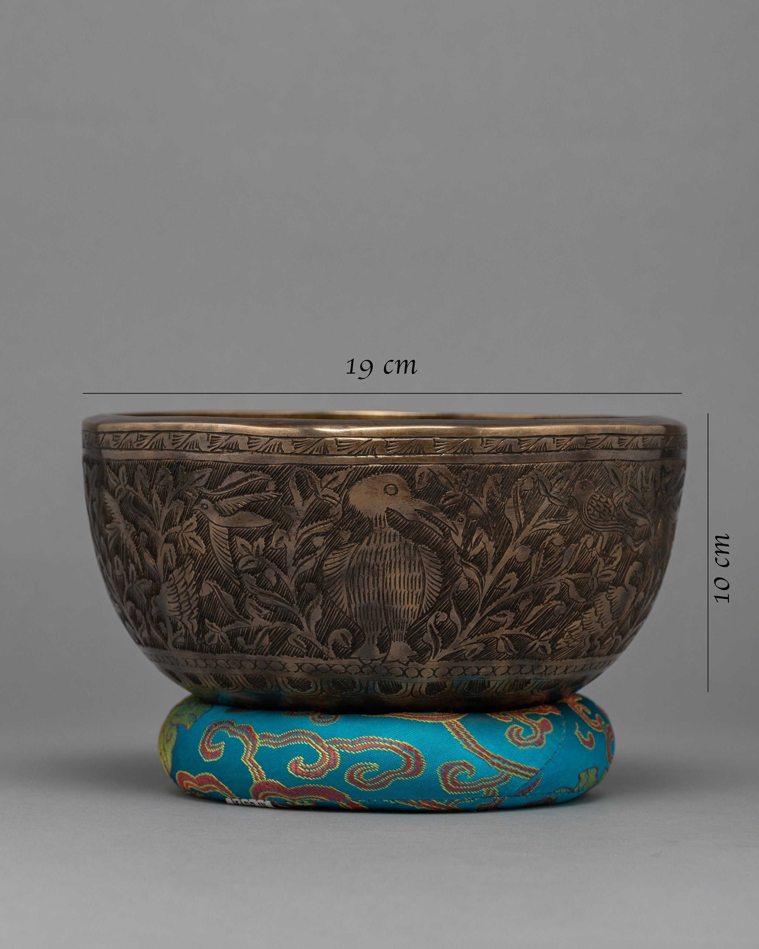 Antique Carving Singing Bowl | Birds Design Singing bowl
