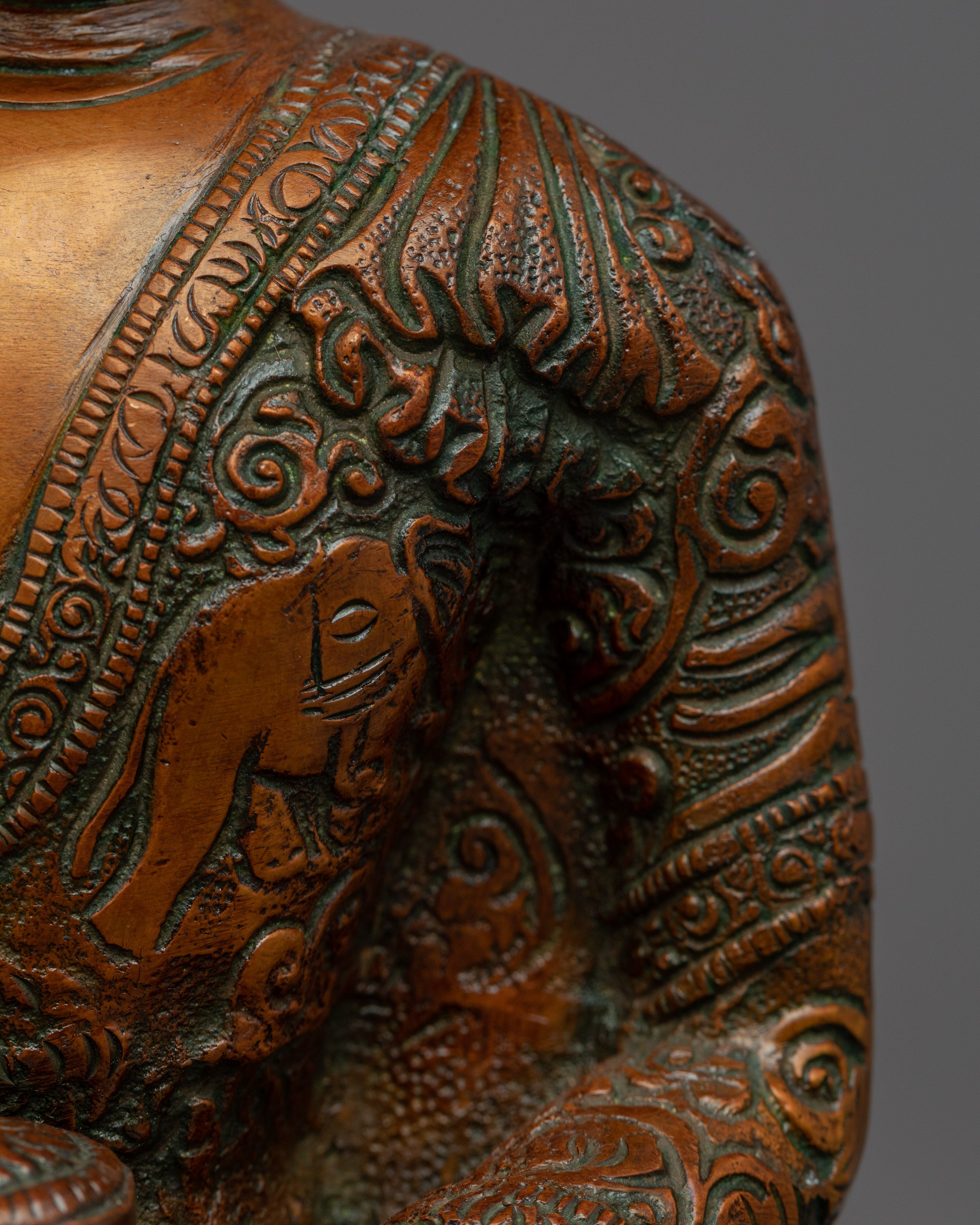 Buddha Shakyamuni Sculpture | Traditional Handcrafted Buddhist Statue