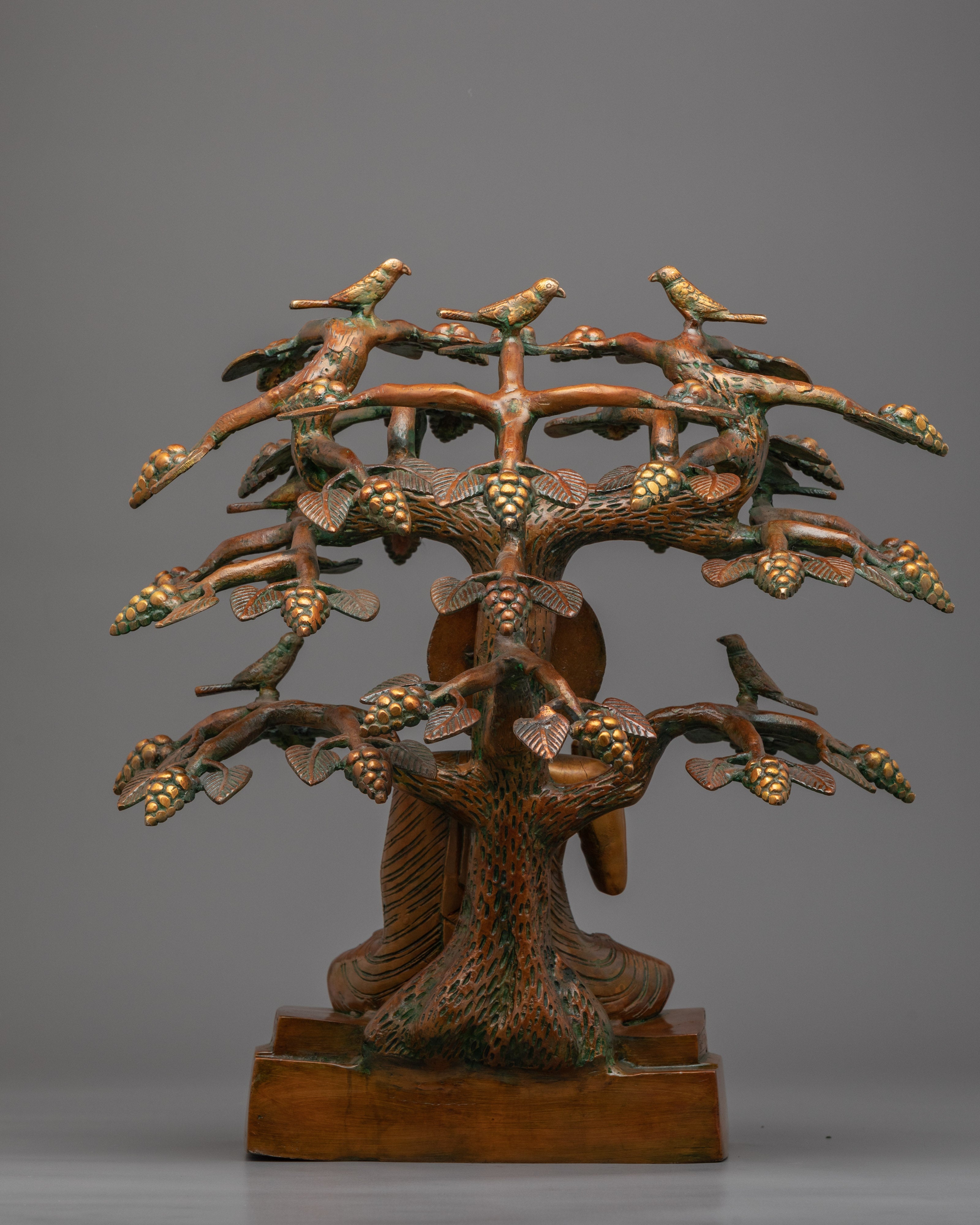 Golden Buddha Statue | Himalayan Traditionally Crafted