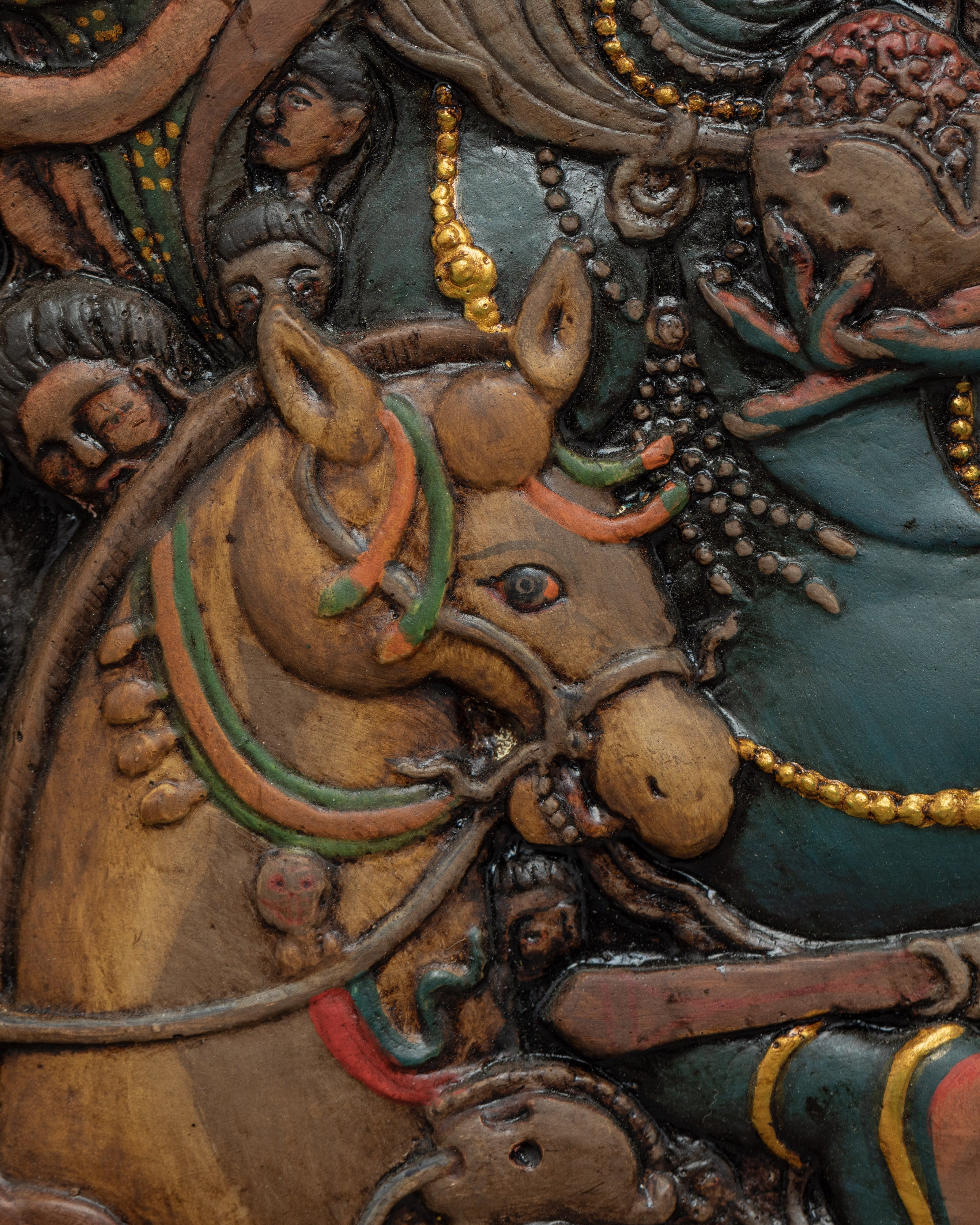 Palden Lhamo Thangka | Hand-Crafted Buddhist Deity Thangka