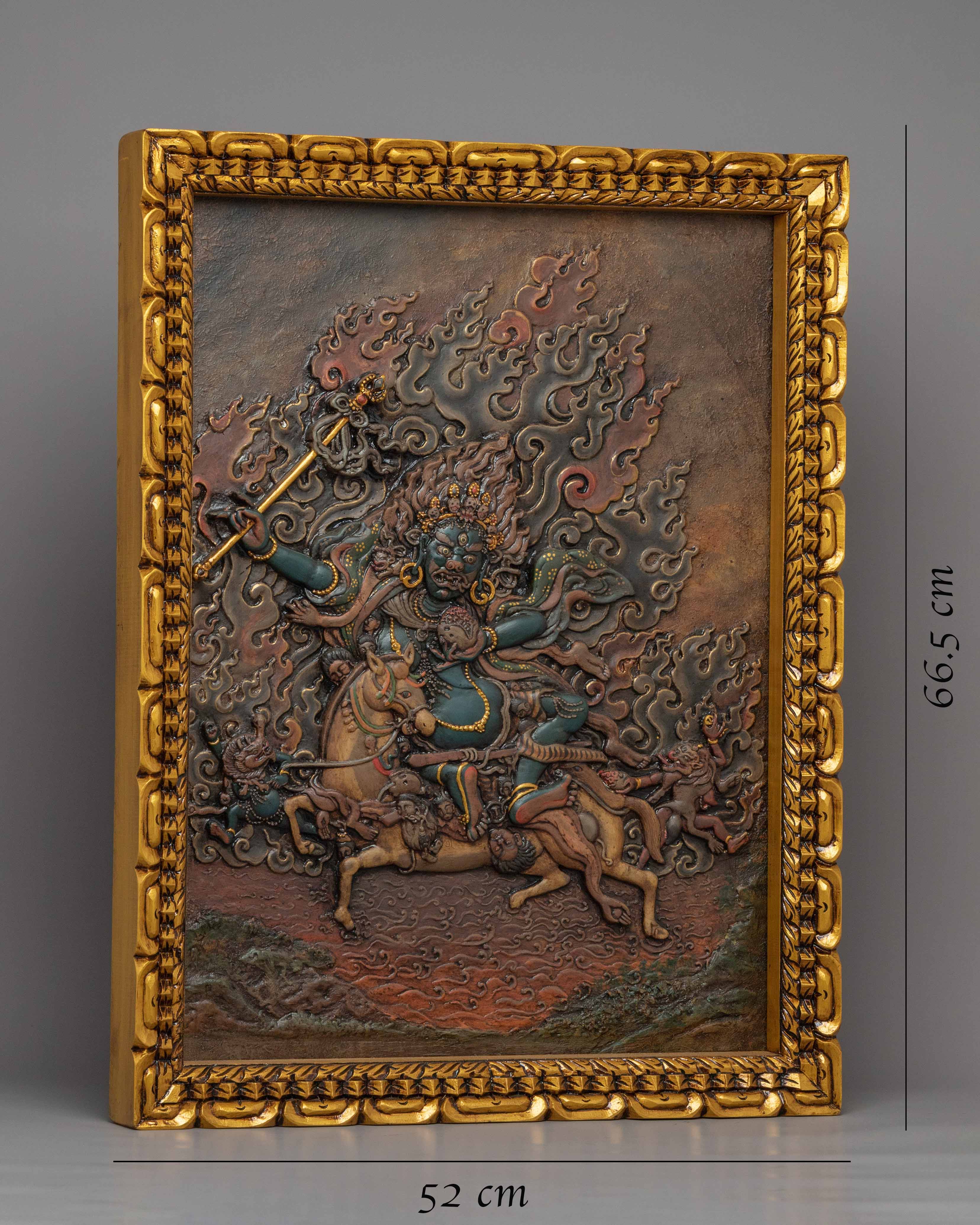 Palden Lhamo Thangka | Hand-Crafted Buddhist Deity Thangka