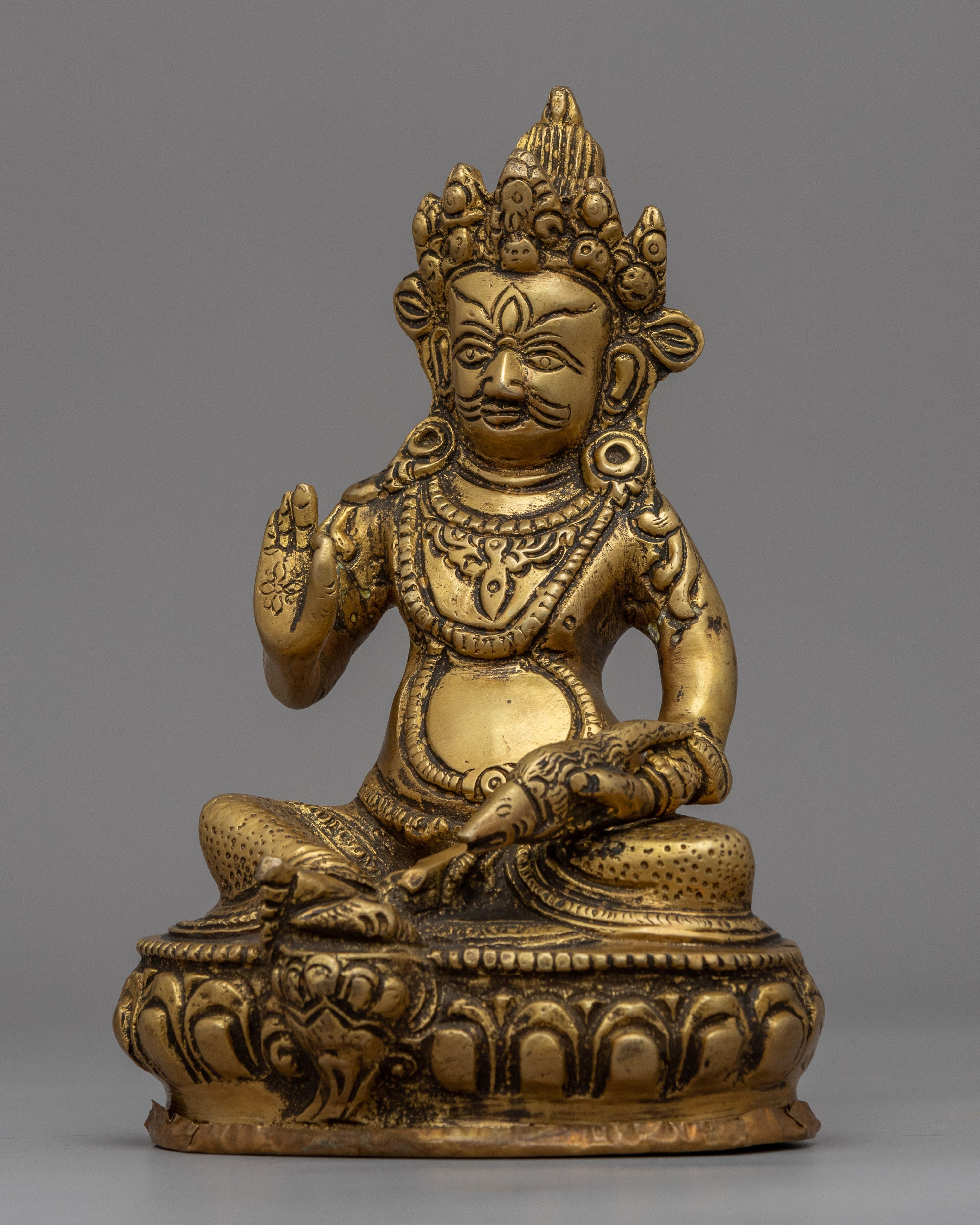Indoor Dzambhala Sculpture | Buddhist Wealth Deity