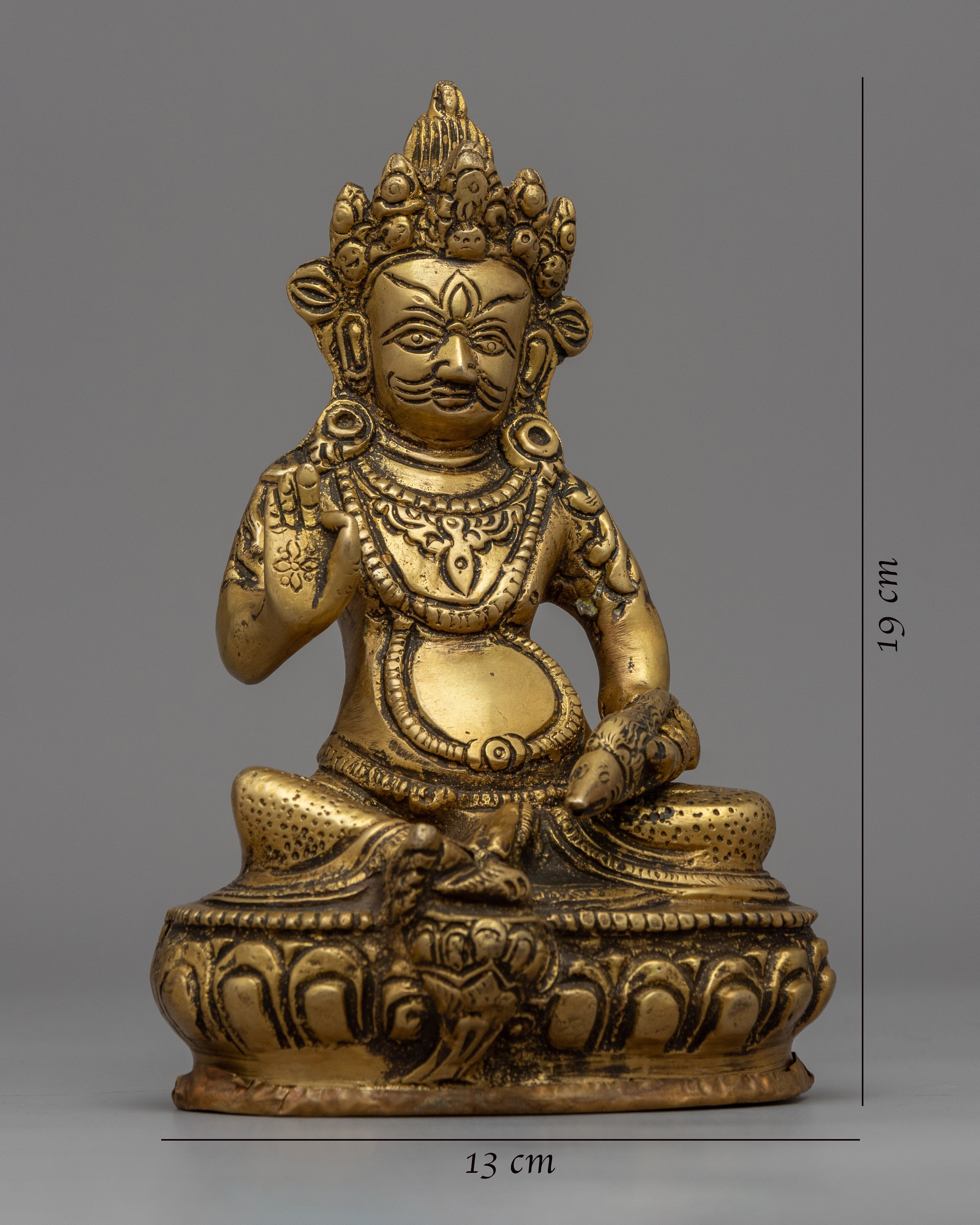 Indoor Dzambhala Sculpture | Buddhist Wealth Deity