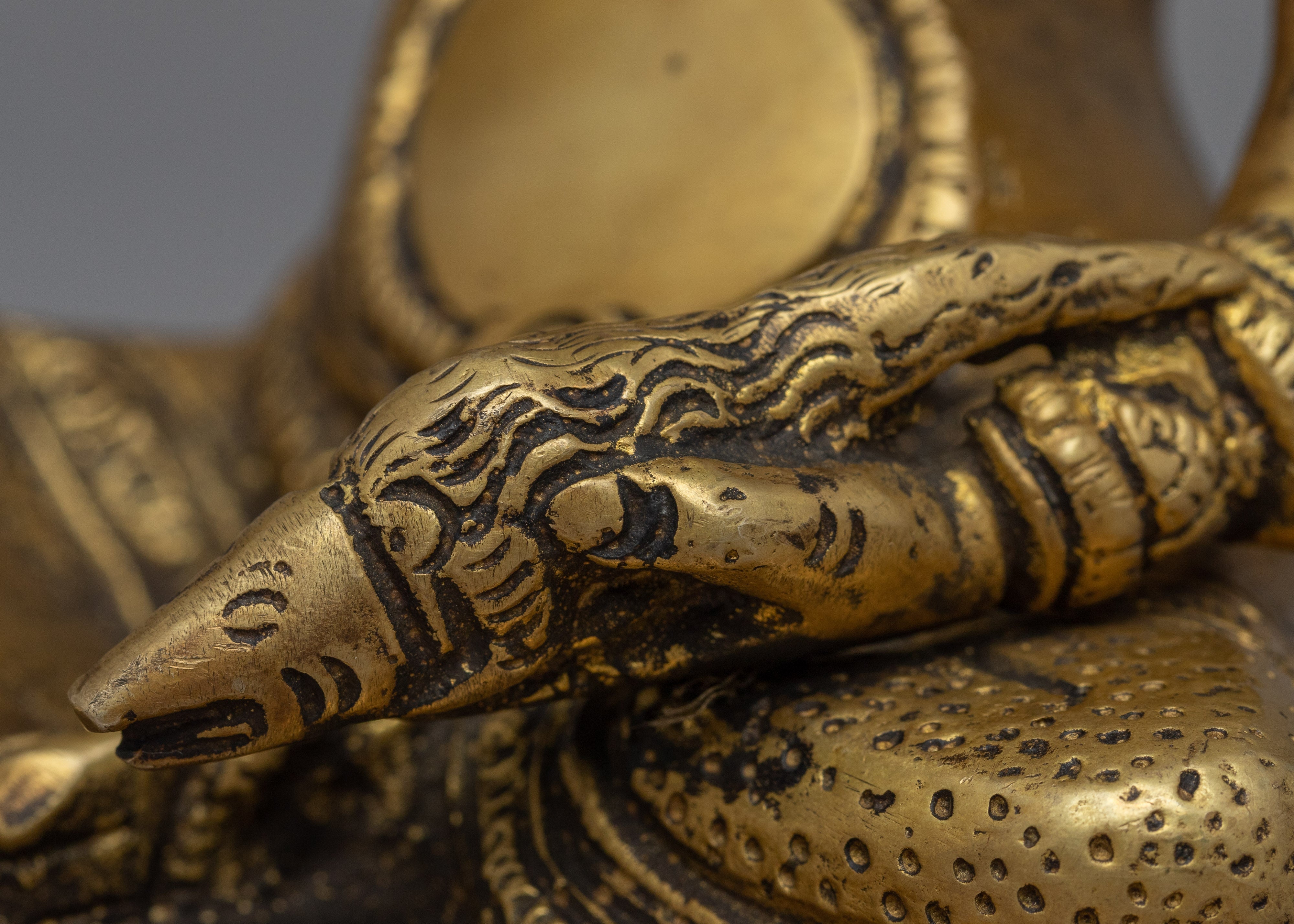 Indoor Dzambhala Sculpture | Buddhist Wealth Deity