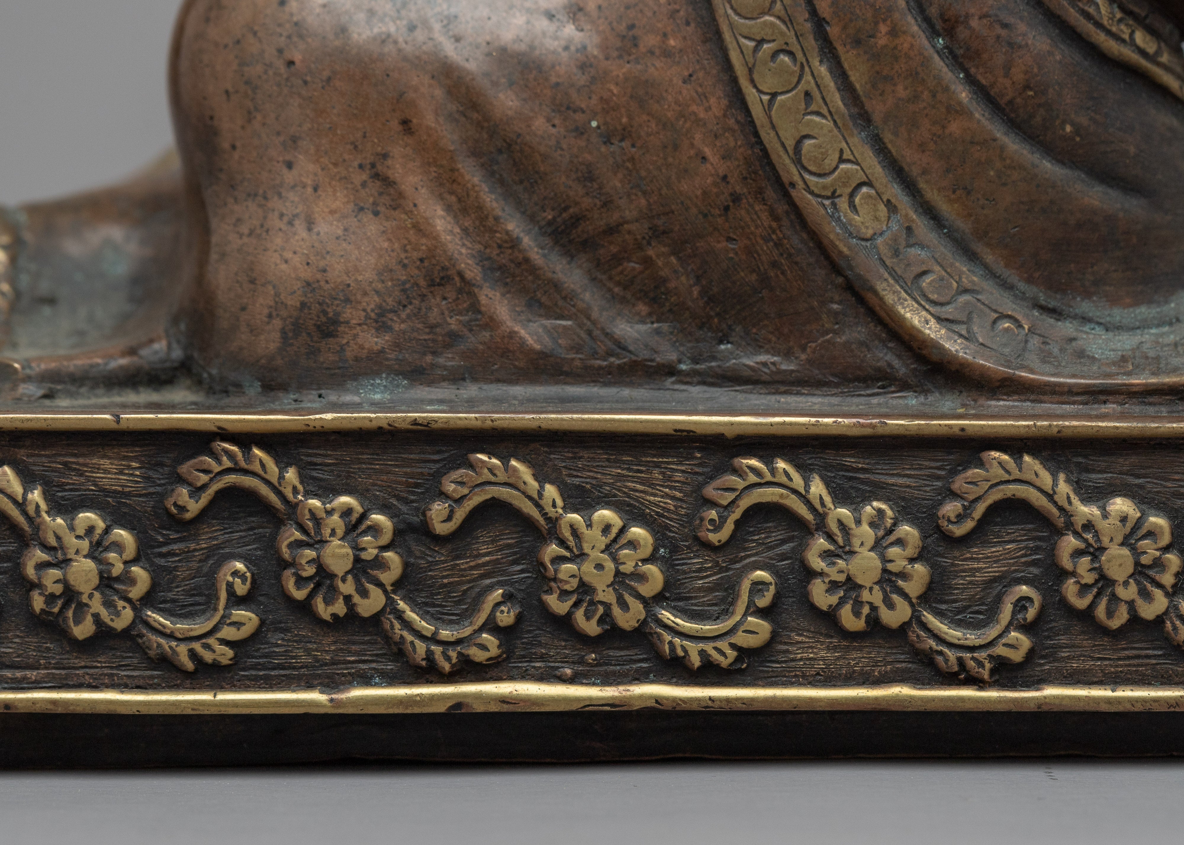 Reading Monk Garden Statue | Copper Statue