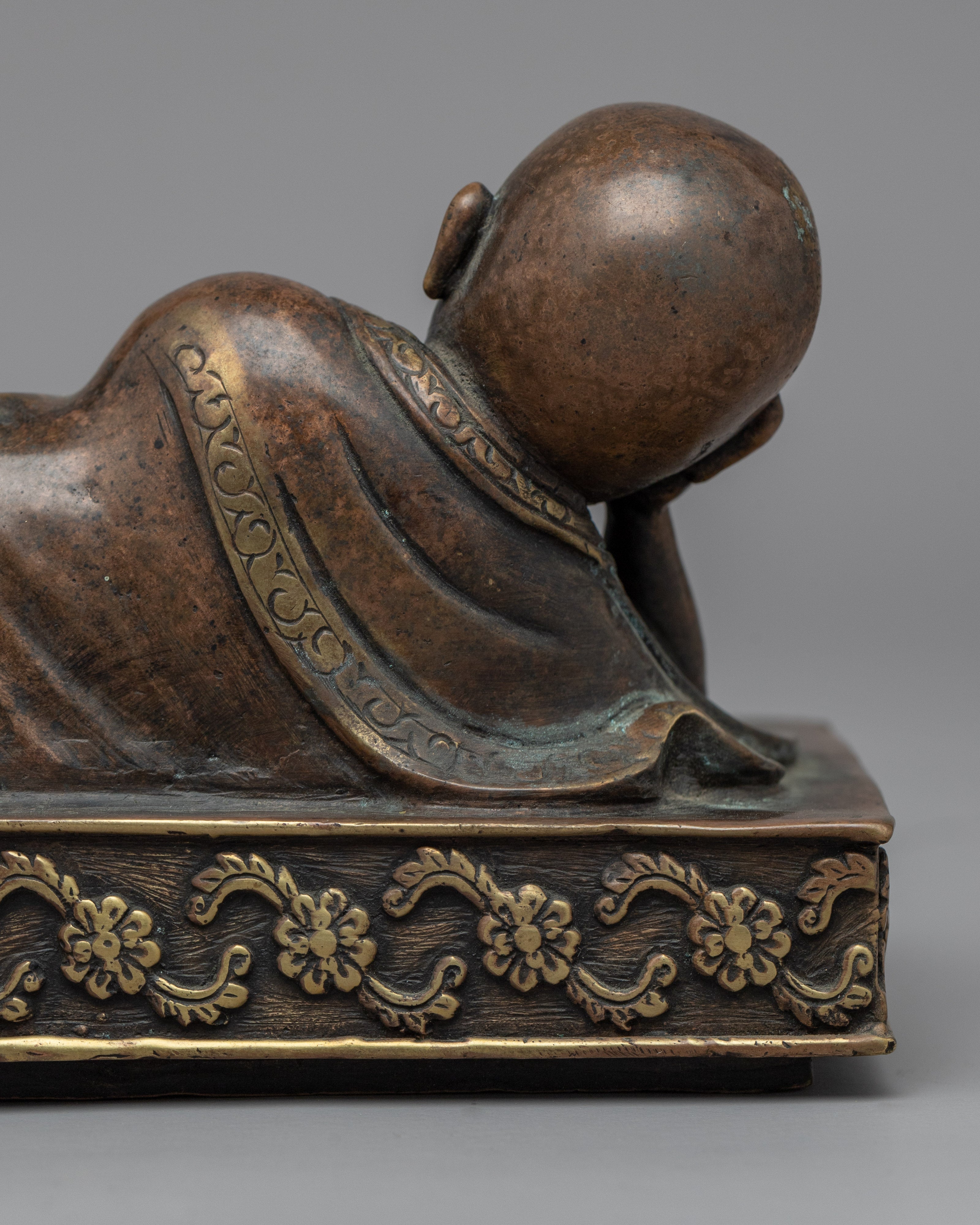 Reading Monk Garden Statue | Copper Statue