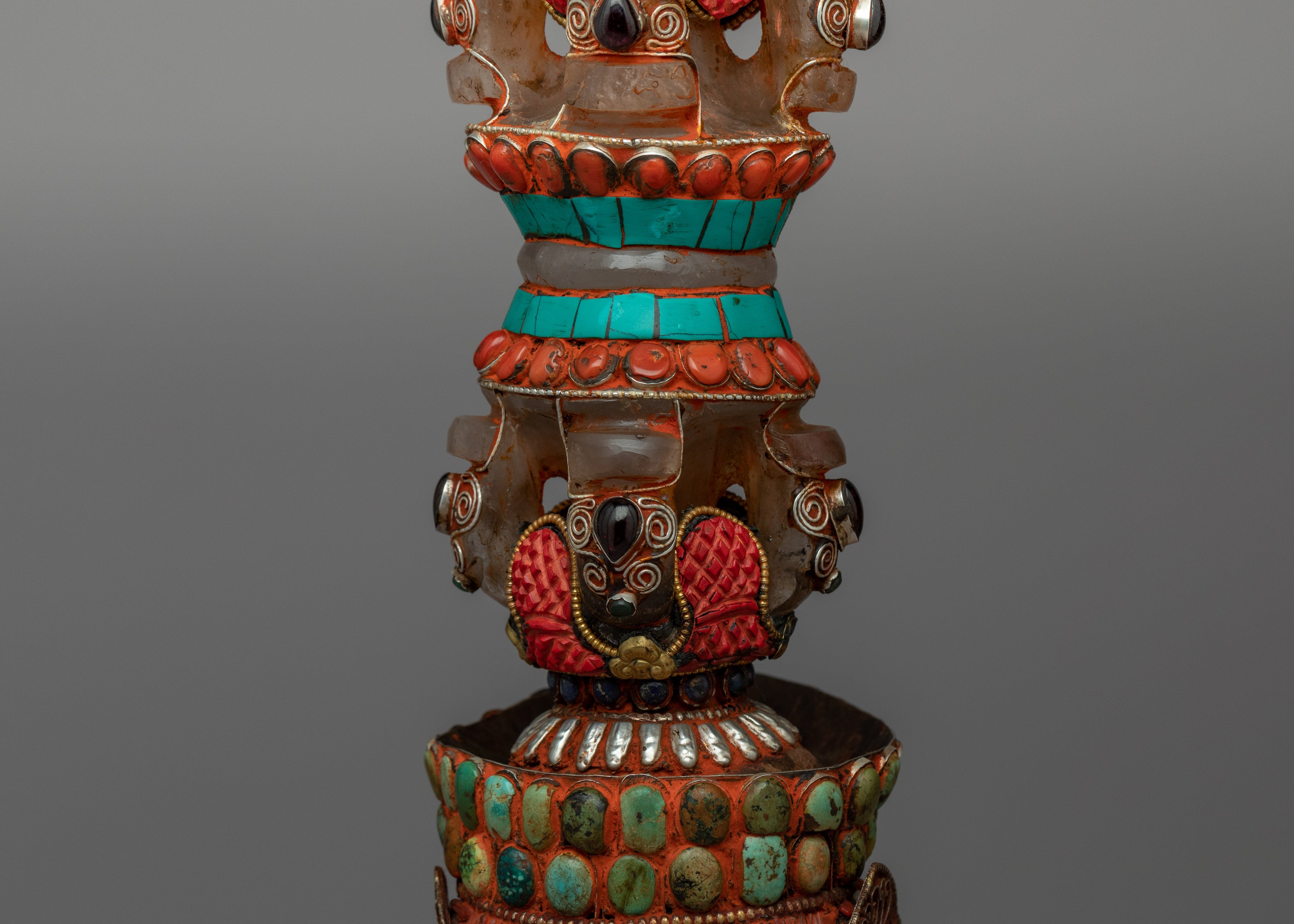 Buddhist Kartika Knife | Silver Body Kartika