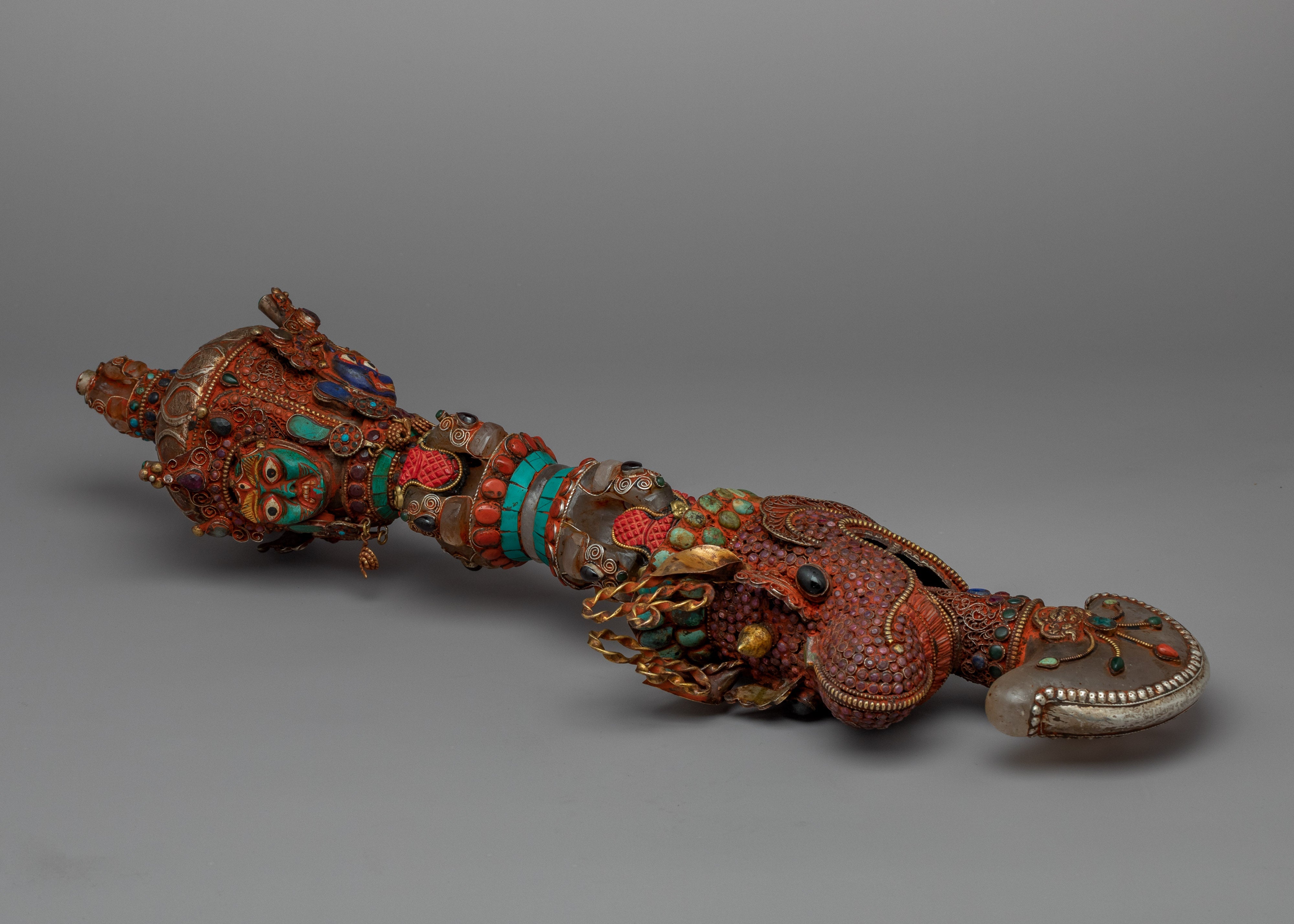 Buddhist Kartika Knife | Silver Body Kartika