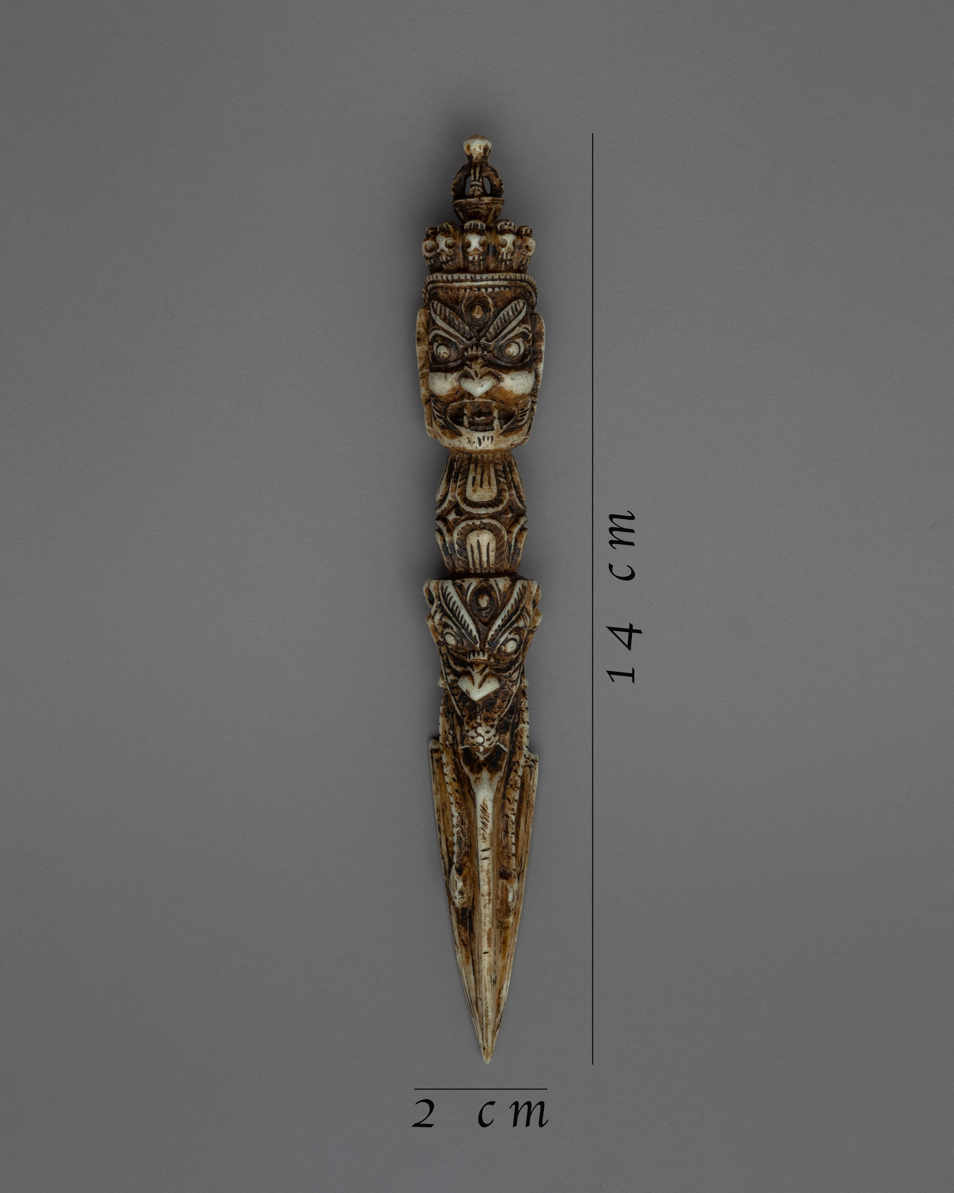 Small Bone Phurba | Tibetan Dagger