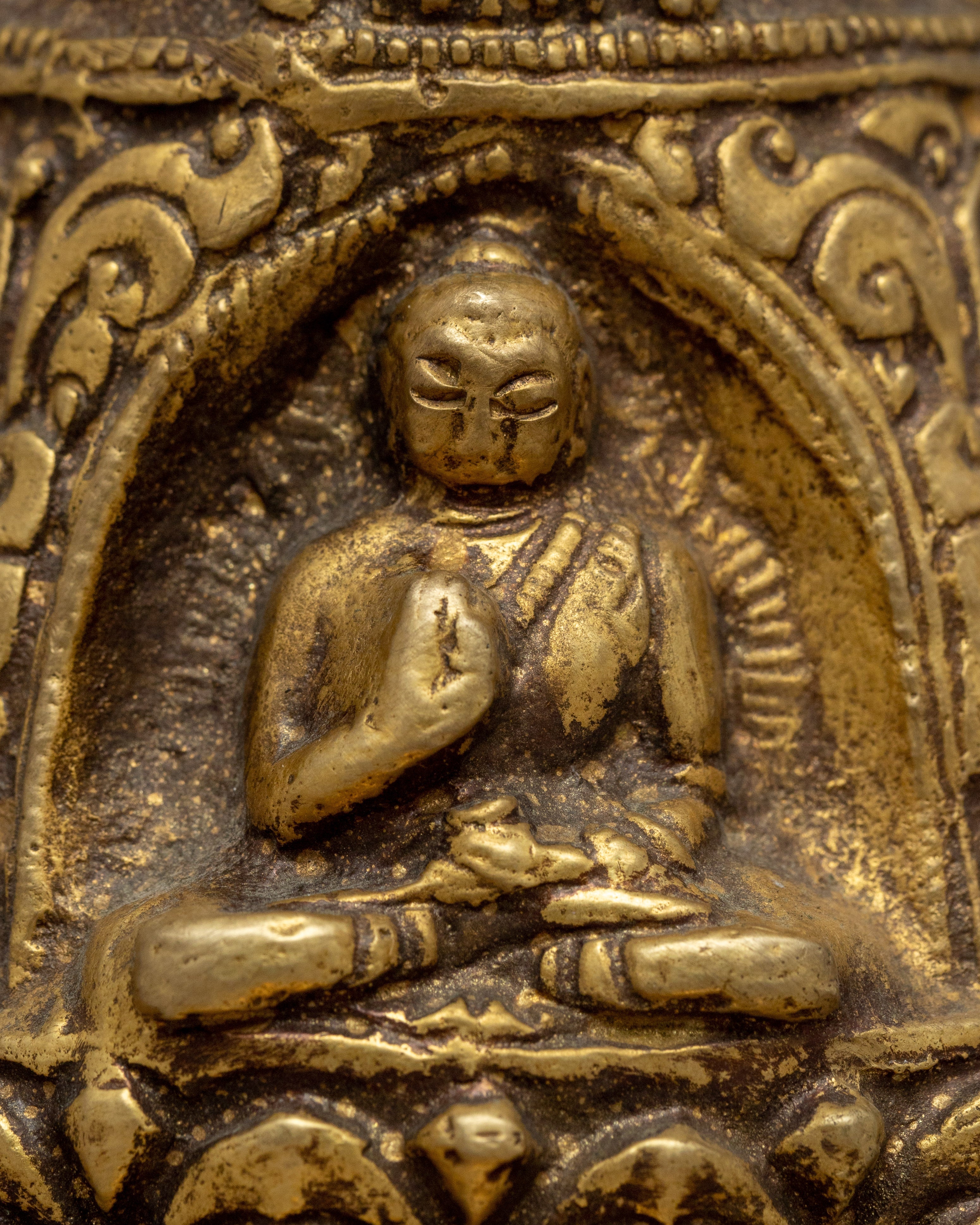 Stupa Shape Ghanta | Handcrafted Brass Bell