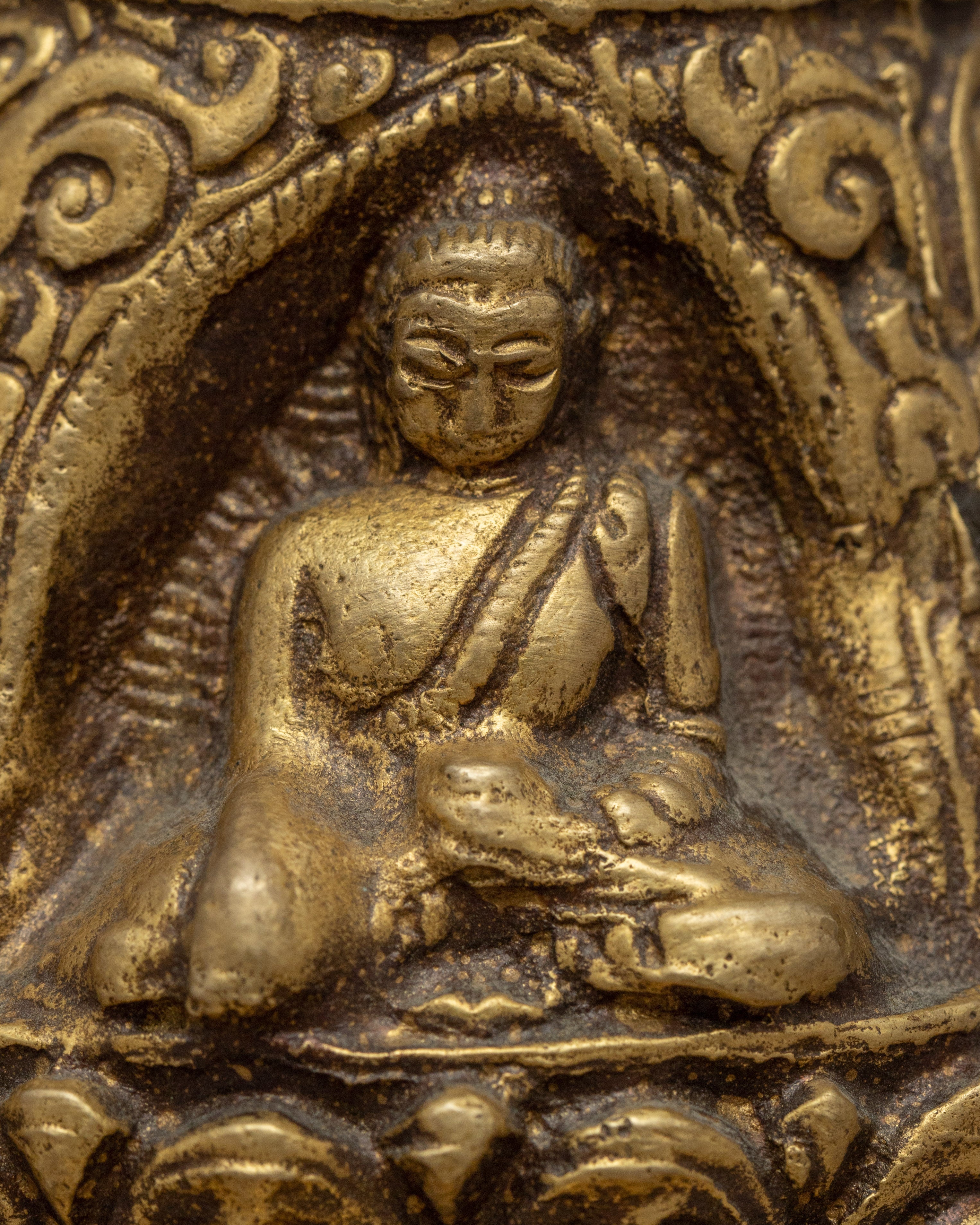 Stupa Shape Ghanta | Handcrafted Brass Bell