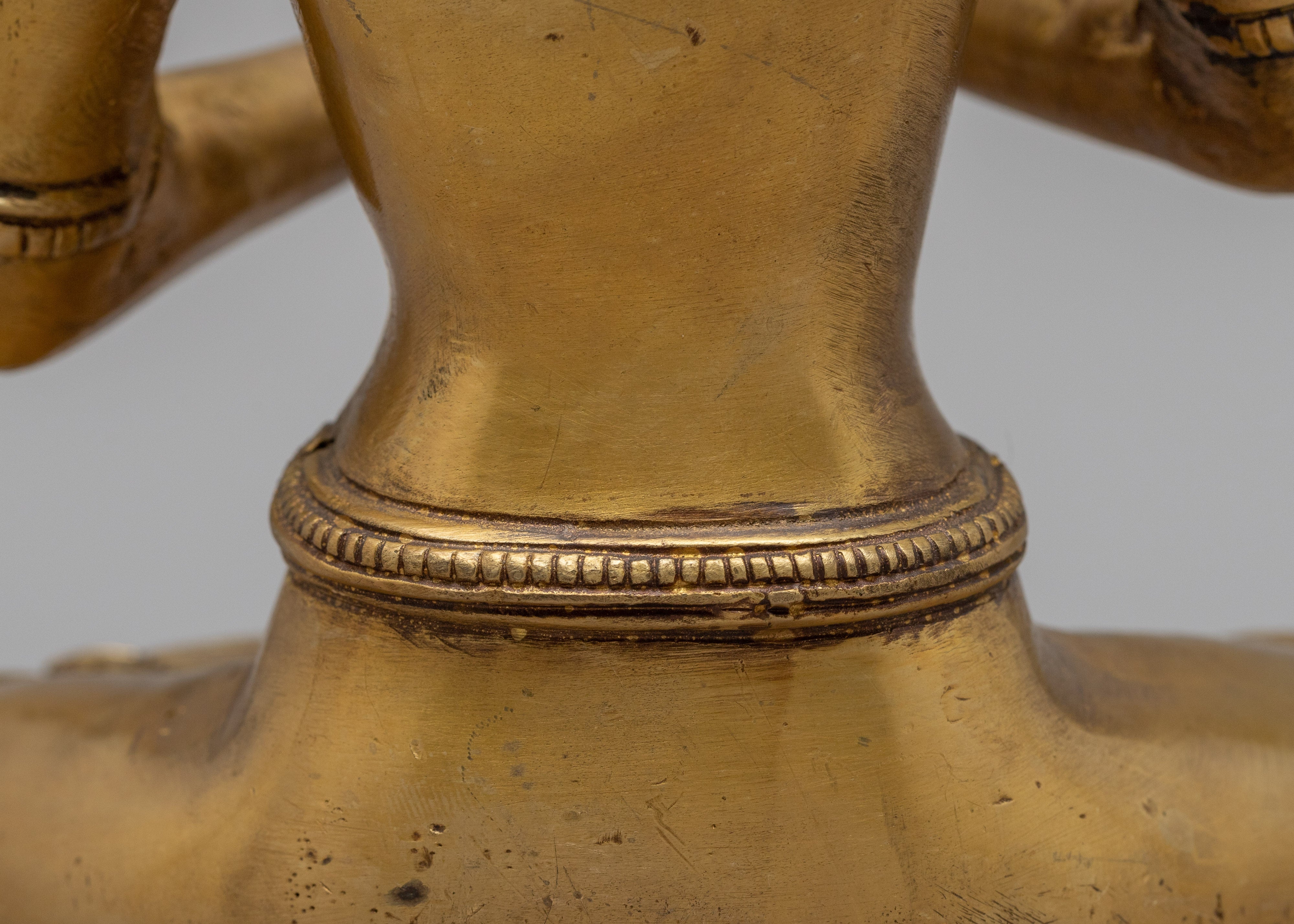 Himalayan Bodhisattva Statue | Brass Body Buddhist Art