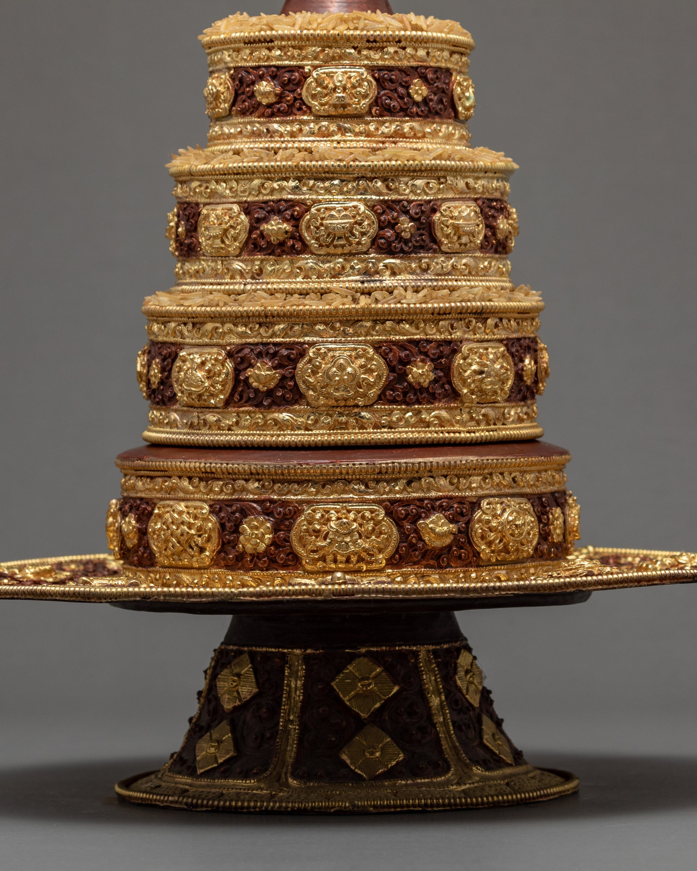 Ashtamangala Mandala Set | Handmade Tibetan Art | Antique Mandala Set