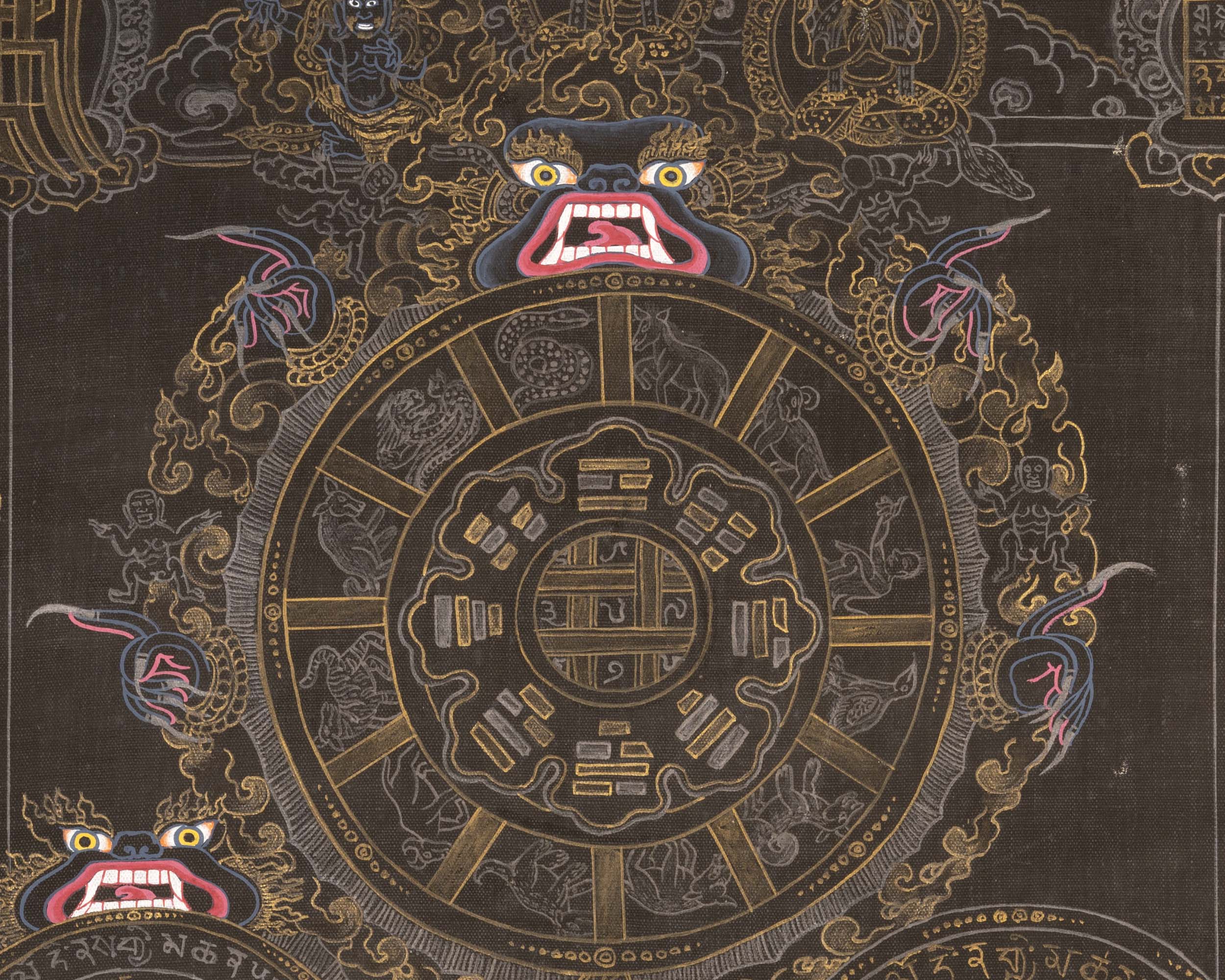 Tibetan Calendar Thangka | Traditional Artwork | Wall Decors