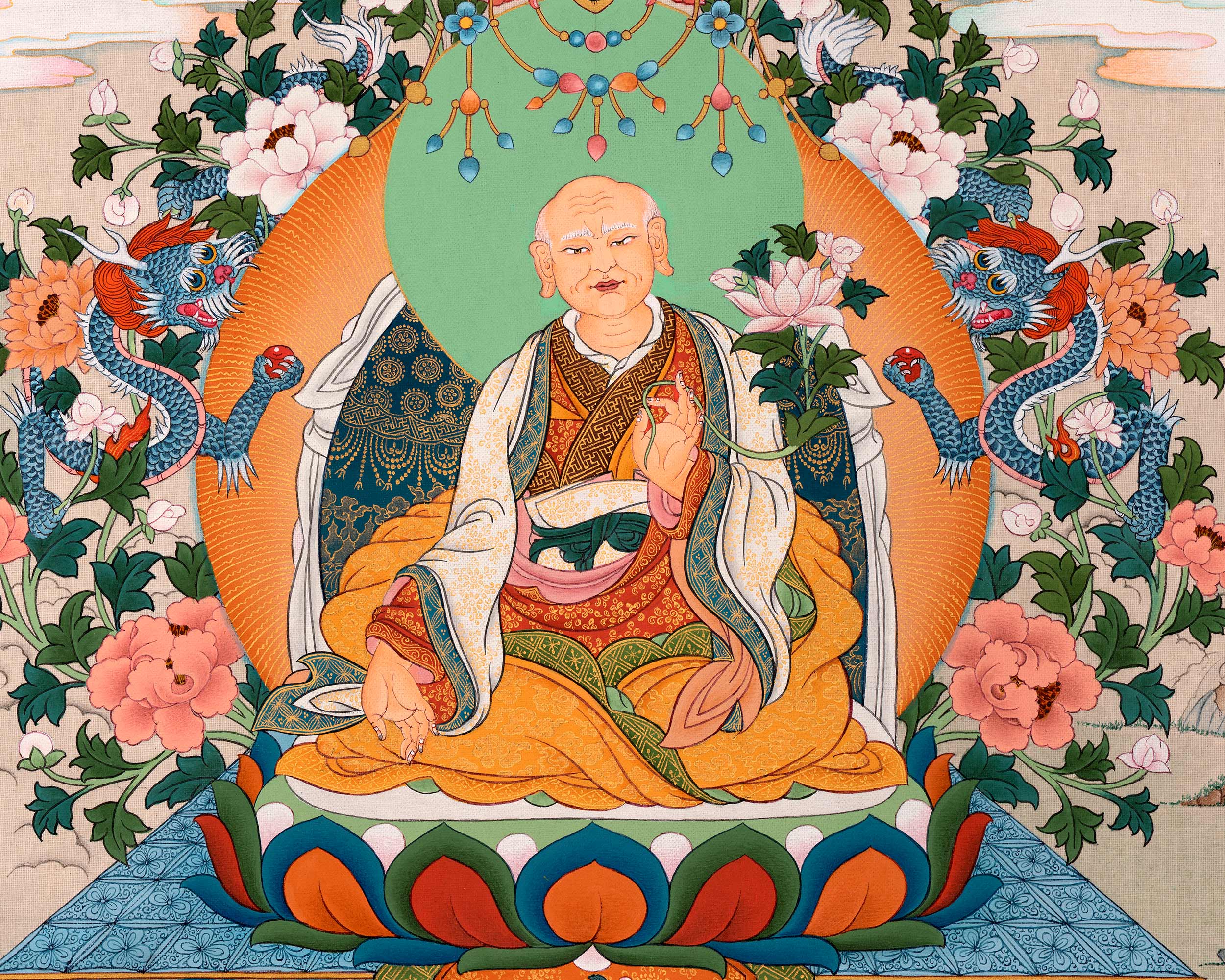 sakya masters thangka