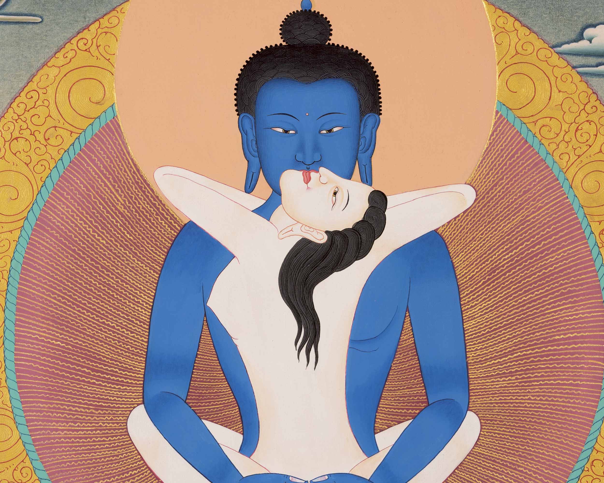 Samantabhadra Bodhisattva Thangka | Aspiration Prayer Buddha