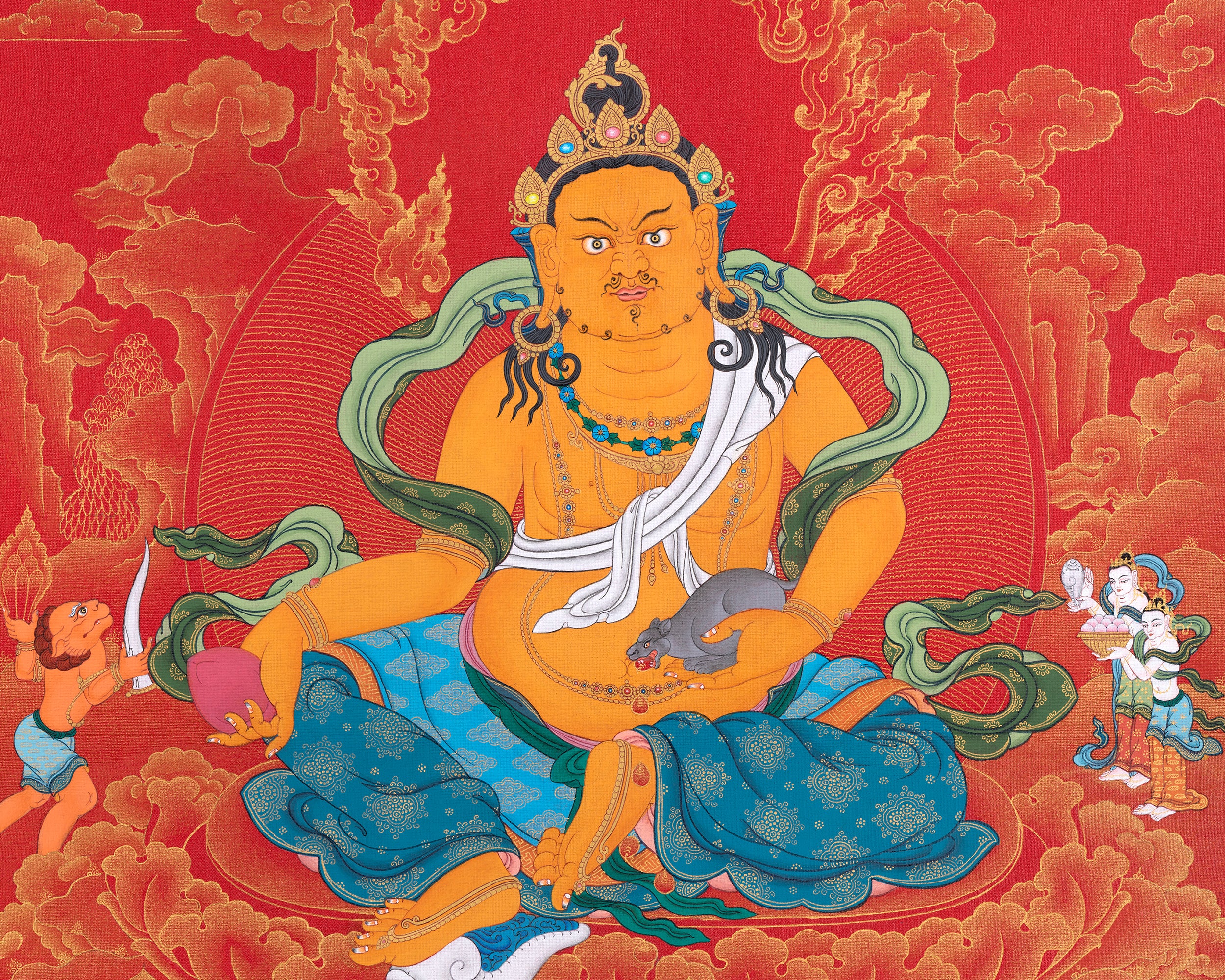Dzambala Thangka