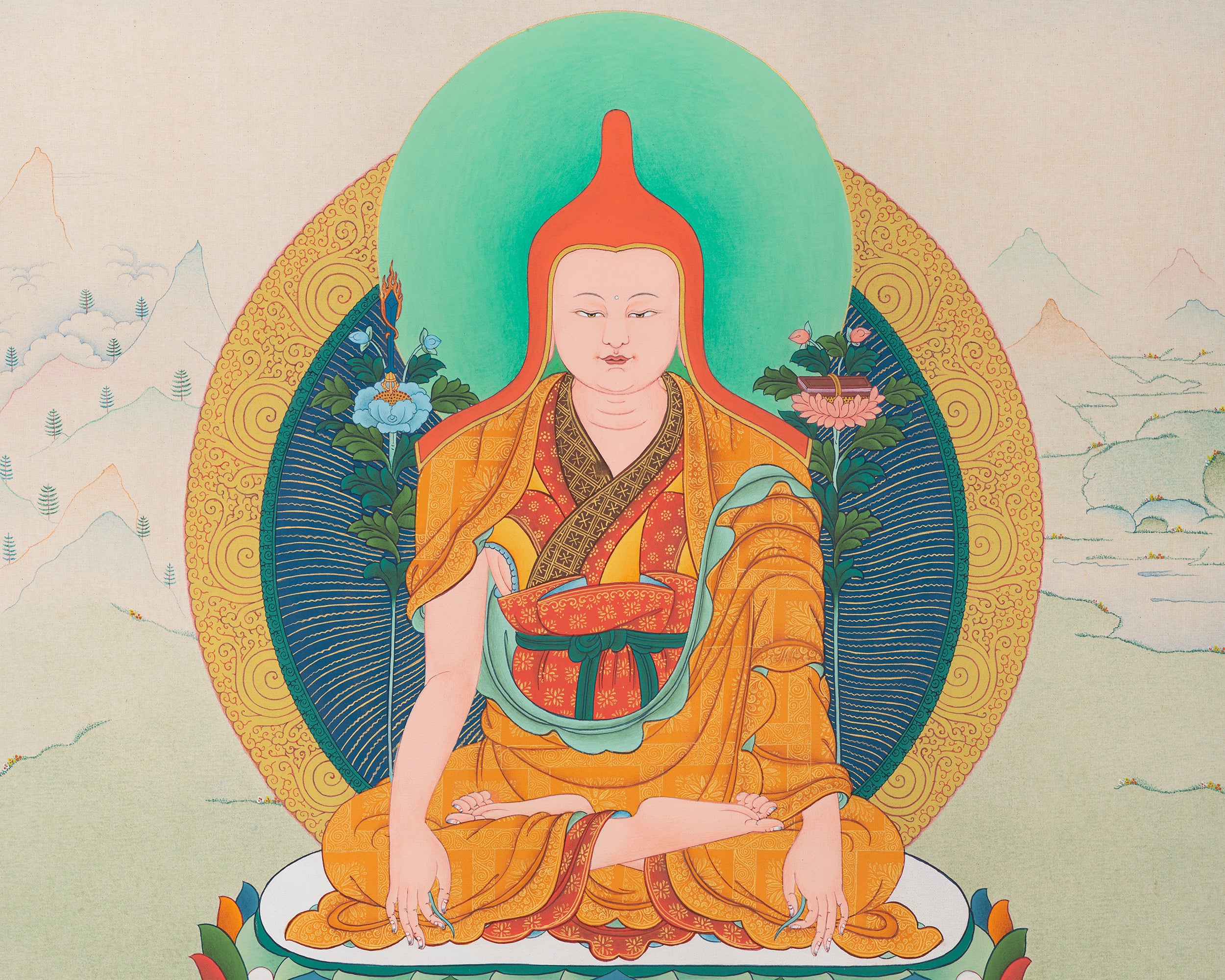longchenpa thangka