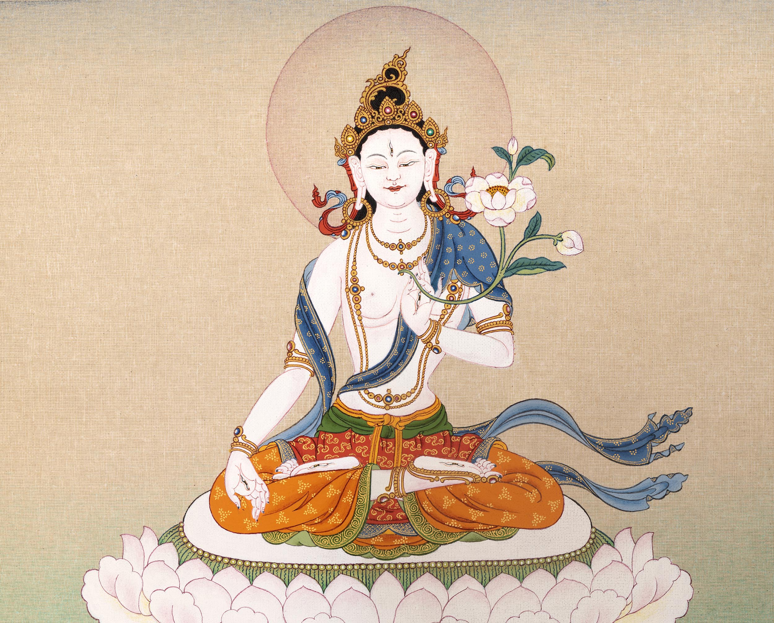 White Tara Thangka