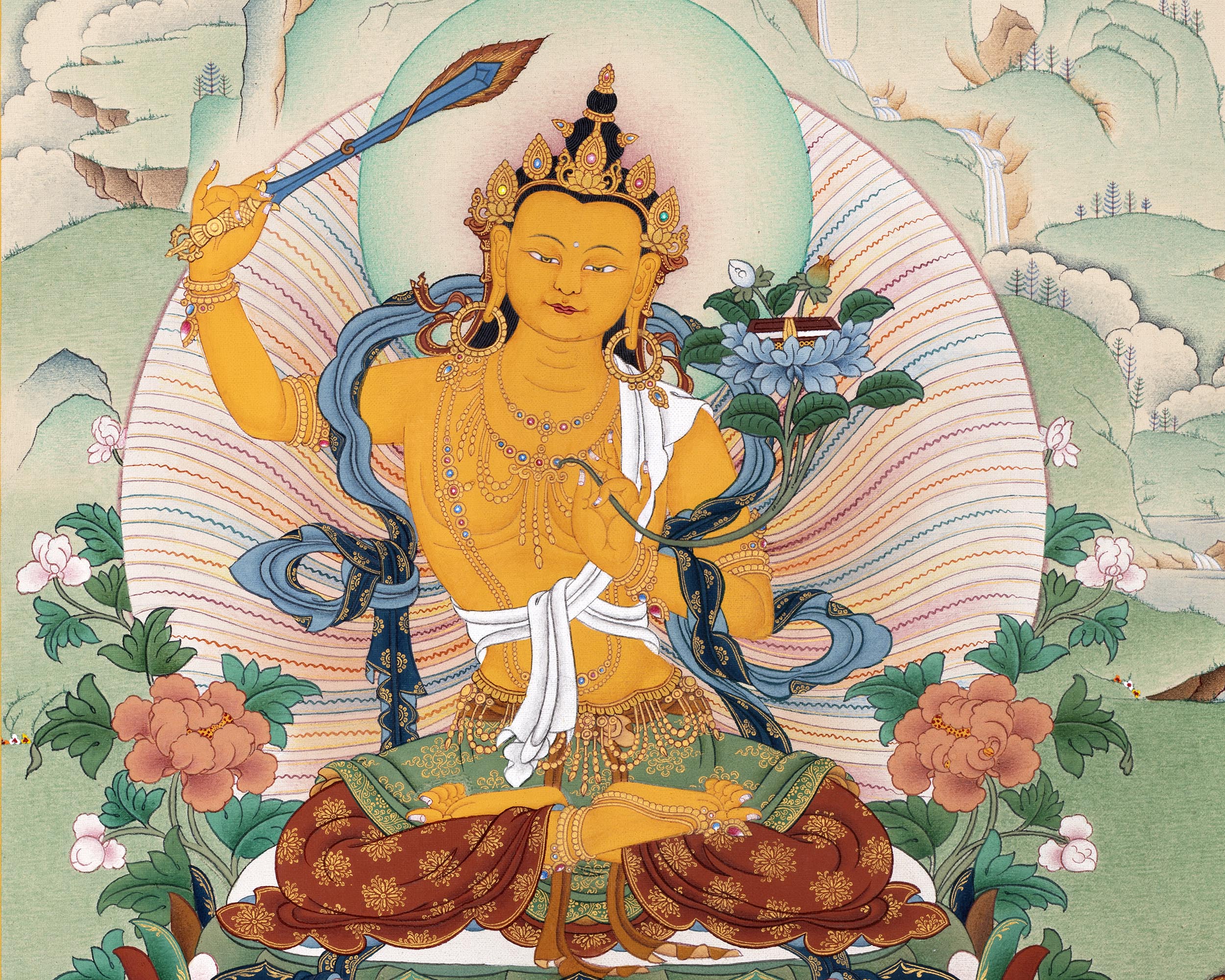 Manjushree Thangka