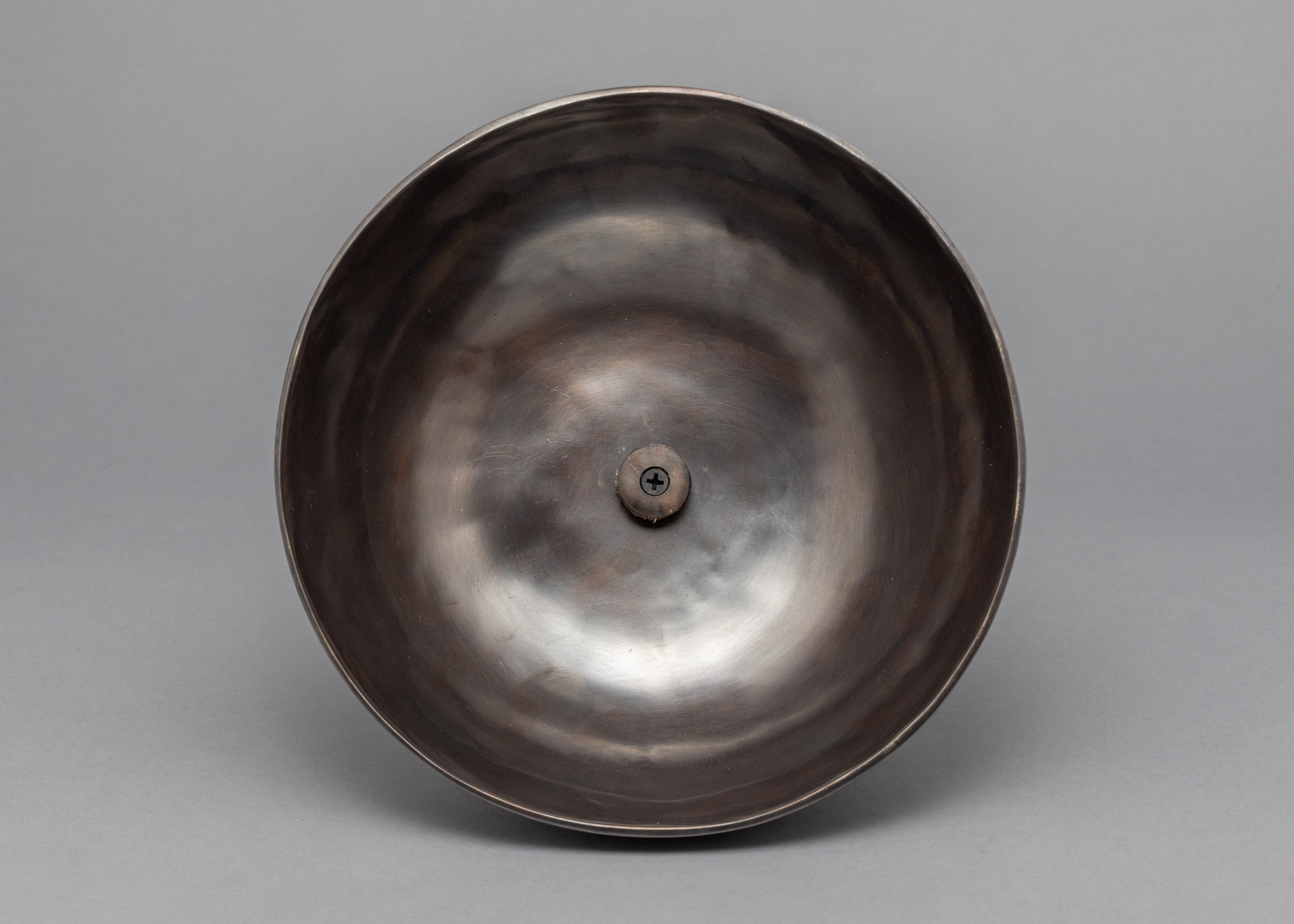 Throat Chakra Singing Bowl | Wooden Handle Bowl