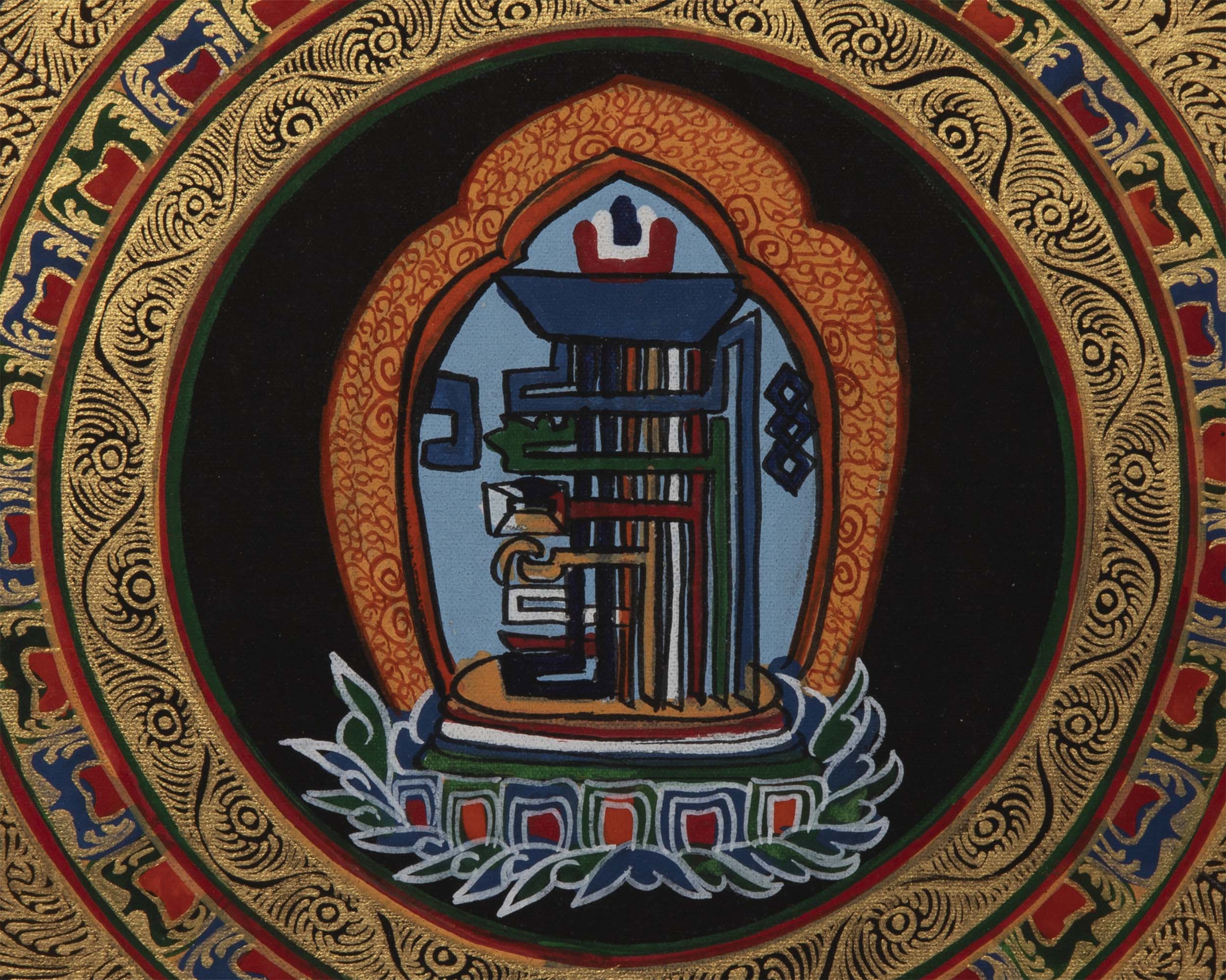Kalachakra Mantra Mandala | Original Handpainted Thangka | Wall Decorations