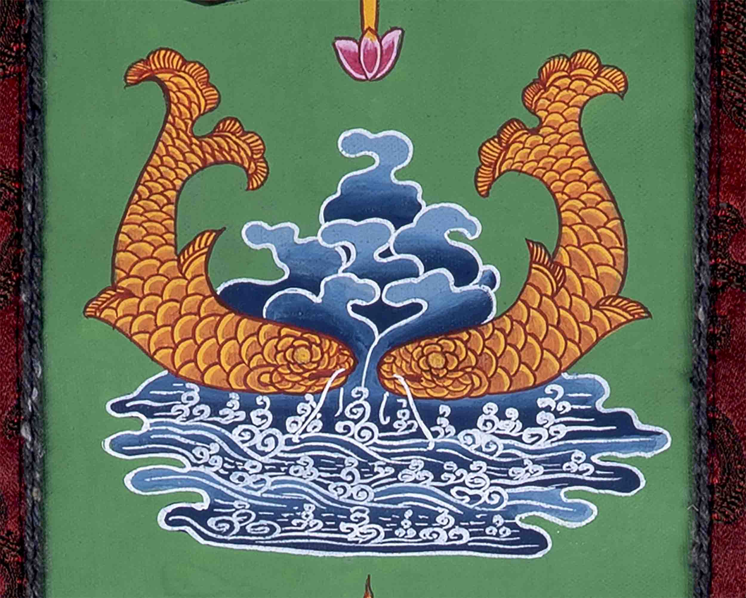 Kalachakra Mantra Thangka | Mindfulness Meditation Object