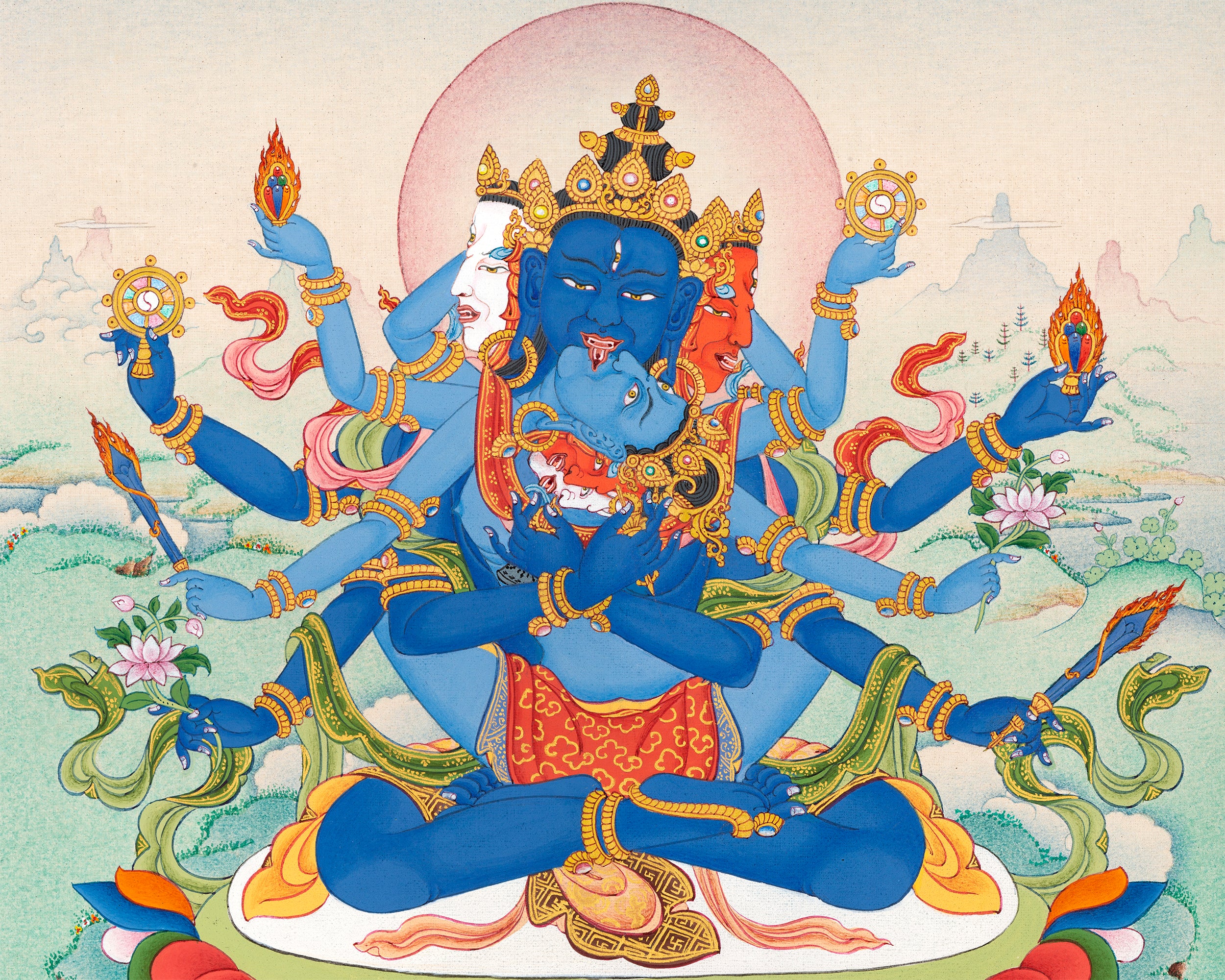 Guhyasamaja Thangka