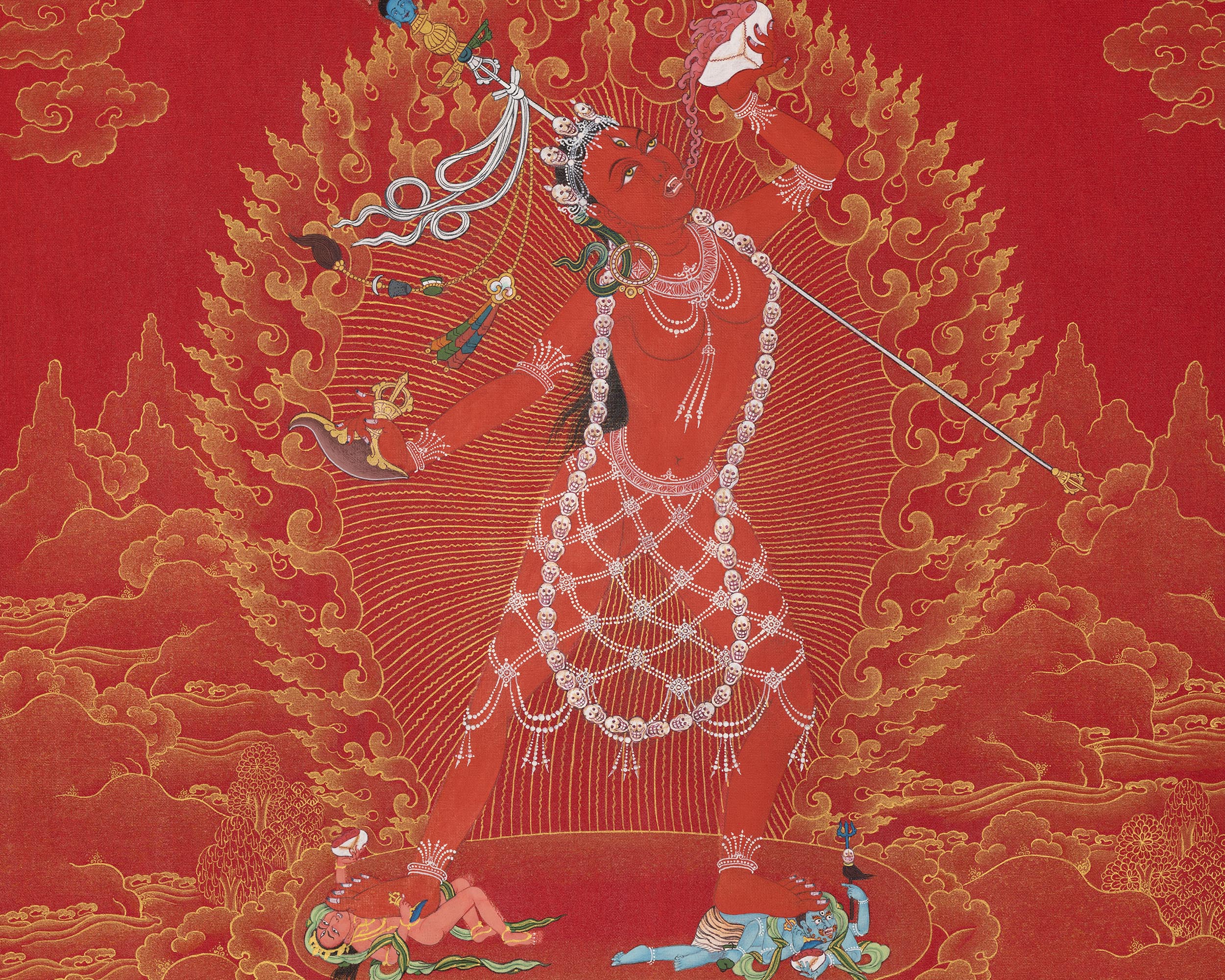 Vajrayogini Thangka | Handmade Tibetan Art | Dakini Painting