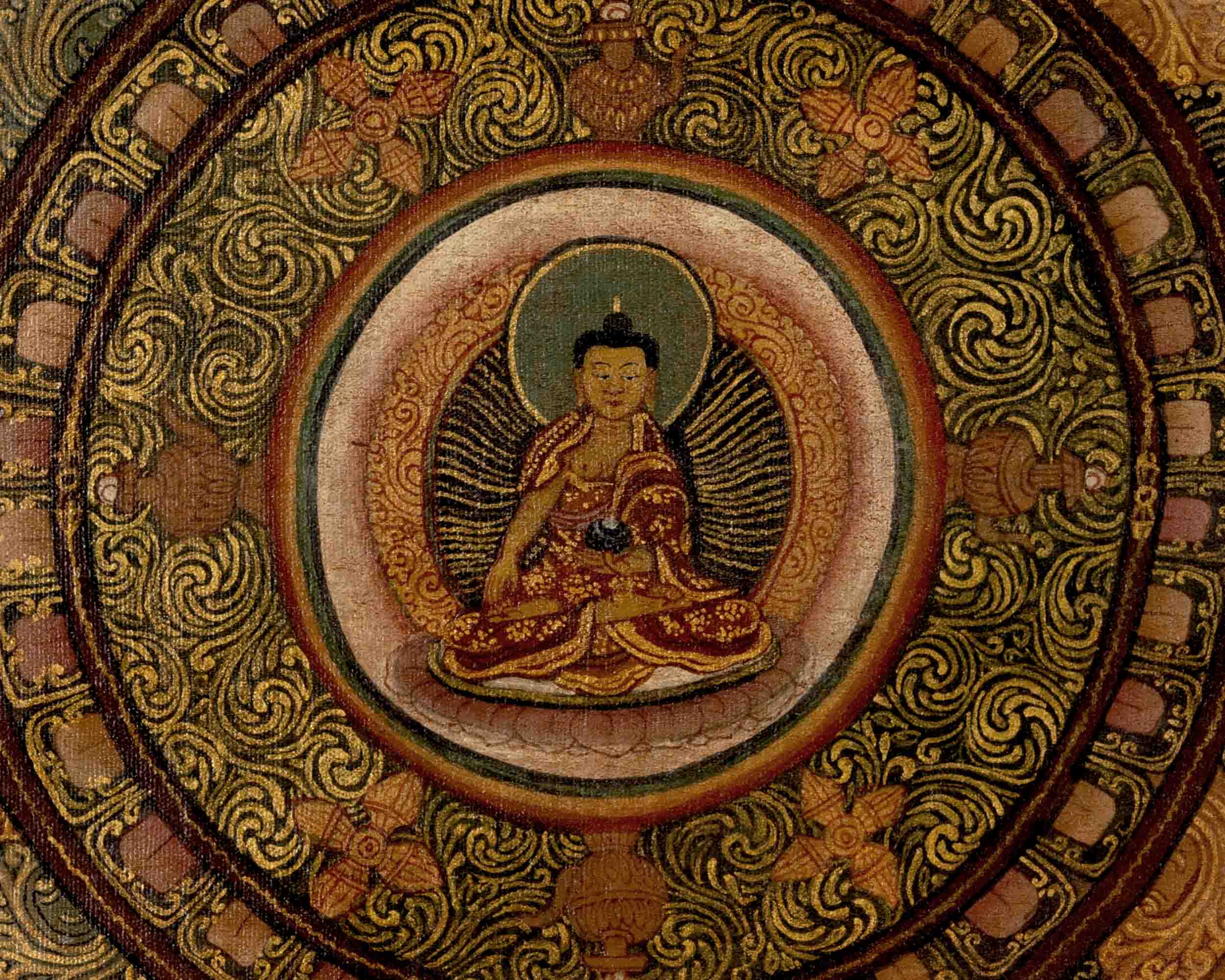 Buddhist Shakyamuni Buddha Thangka | Wall Hanging