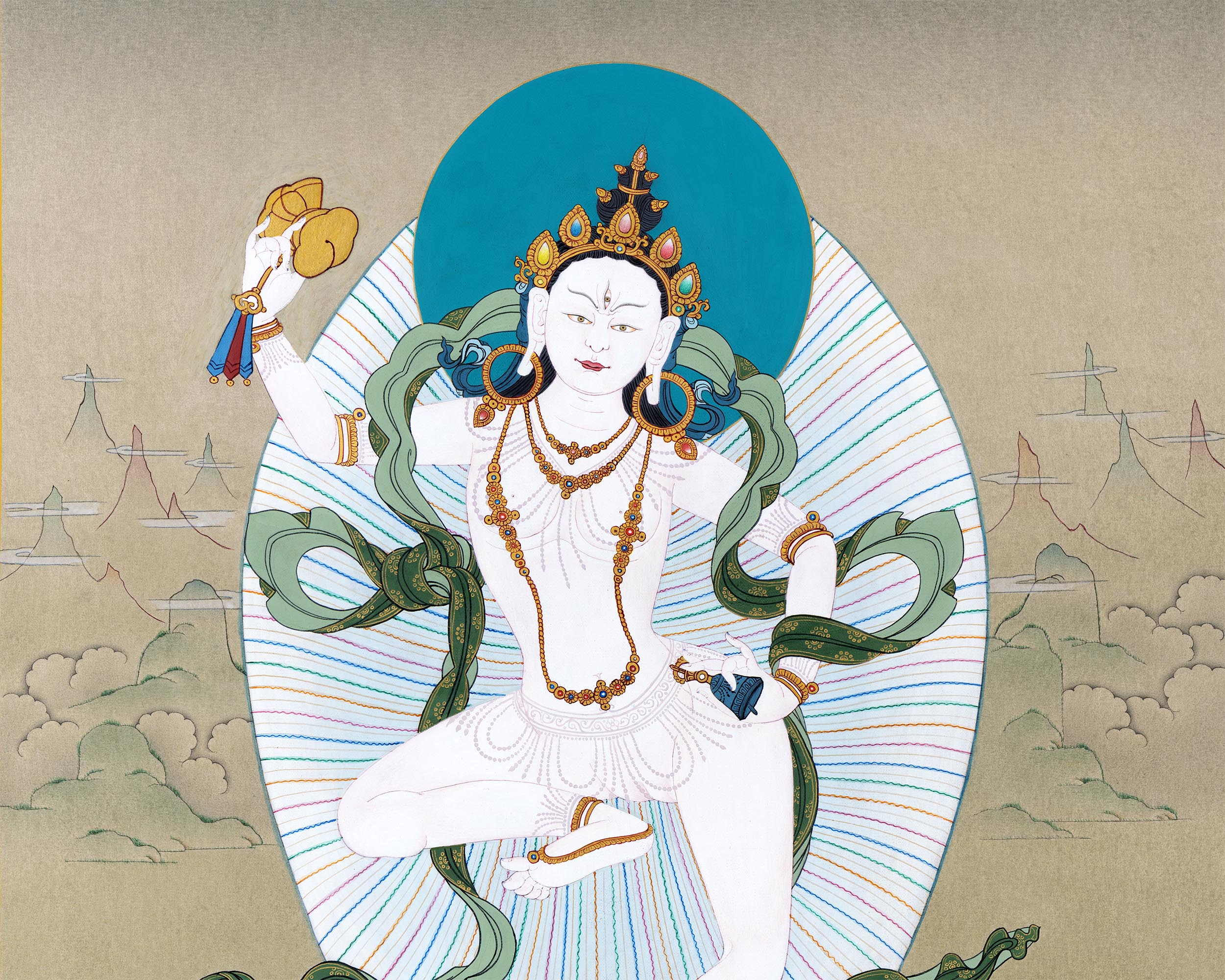 Machig Labdron Chod | Buddhist Painting Thangka | Yogini