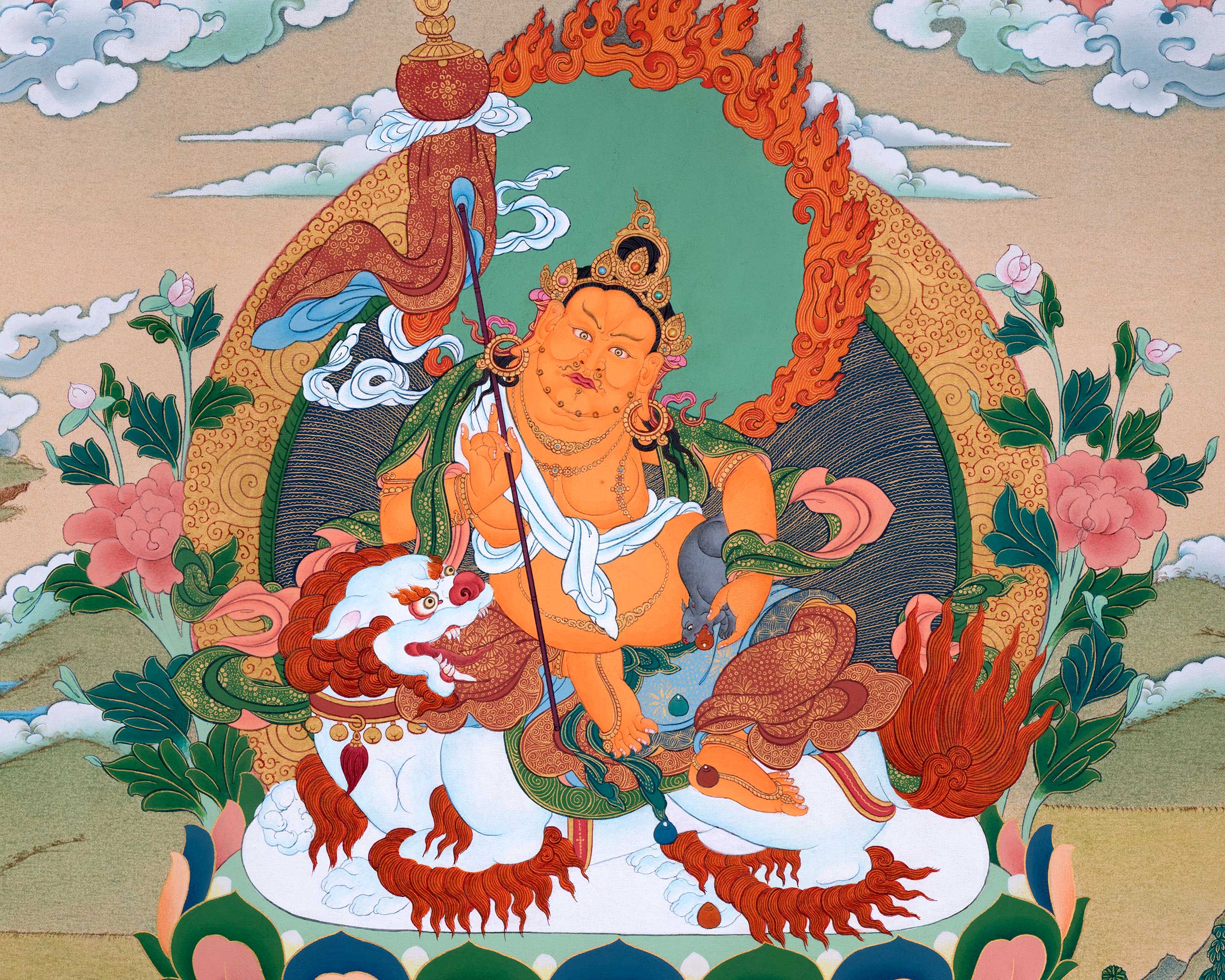 dzambhala thangka