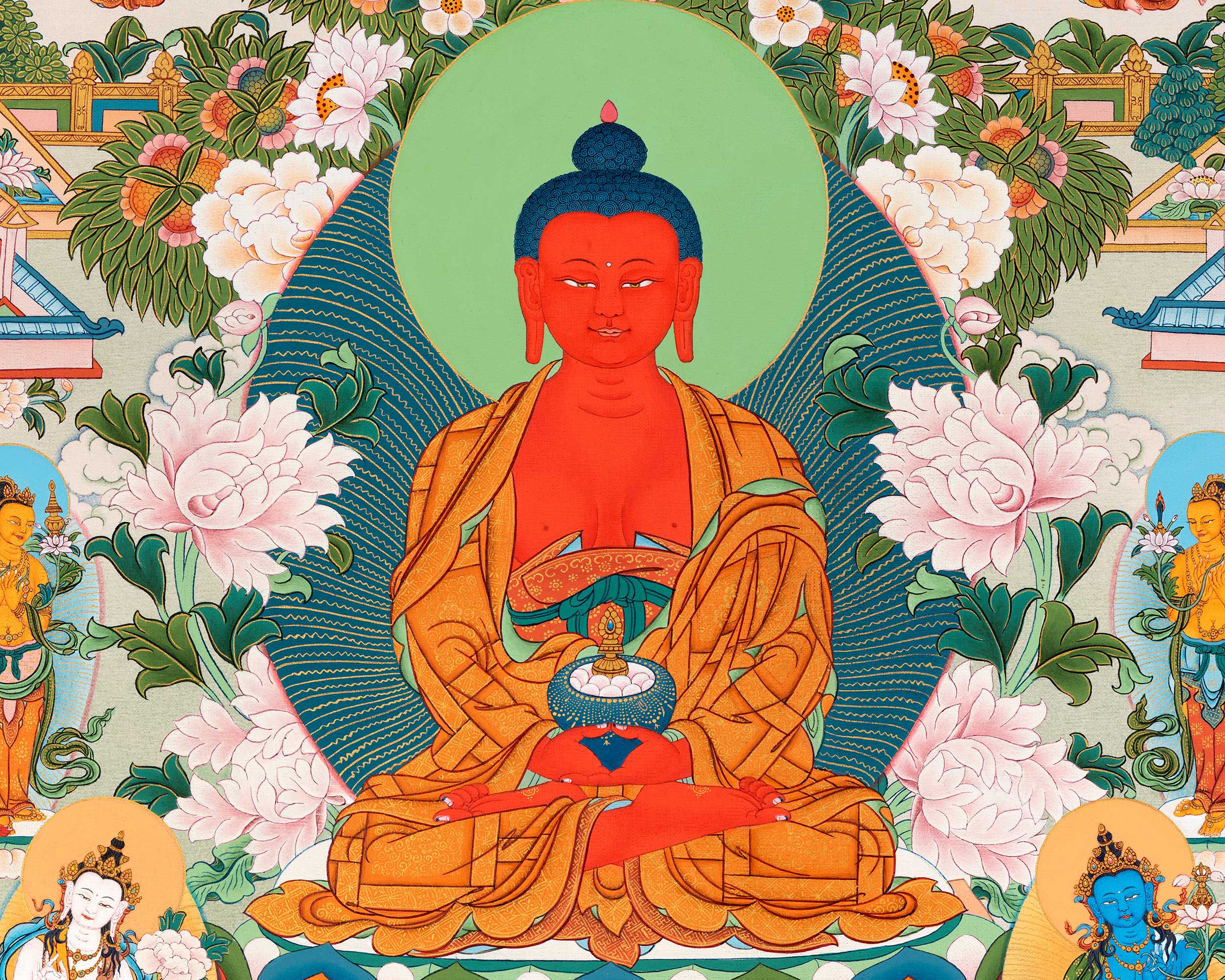 amitabha buddha thangka