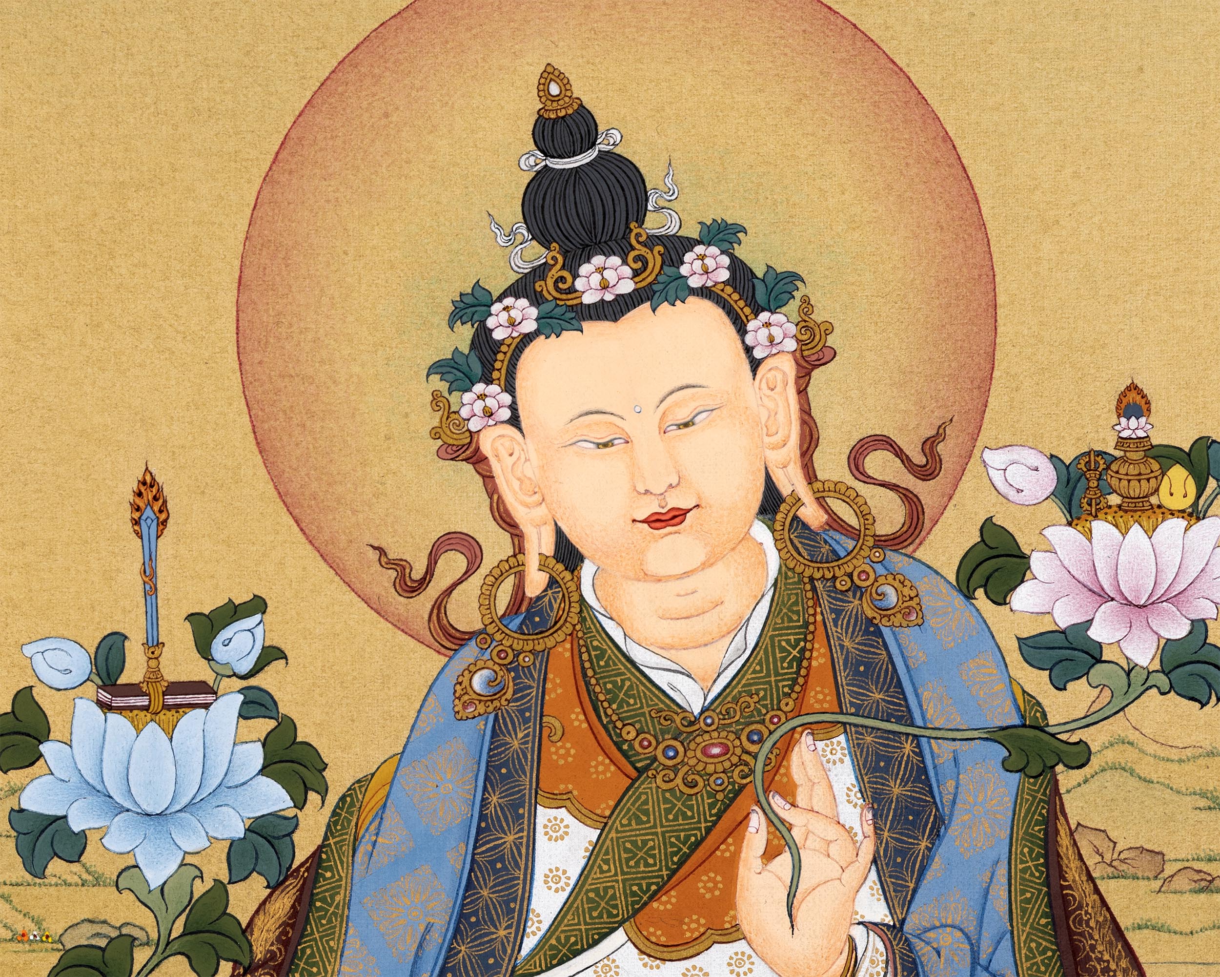Yuthok Thangka | Tibetan Buddhist Master Painting