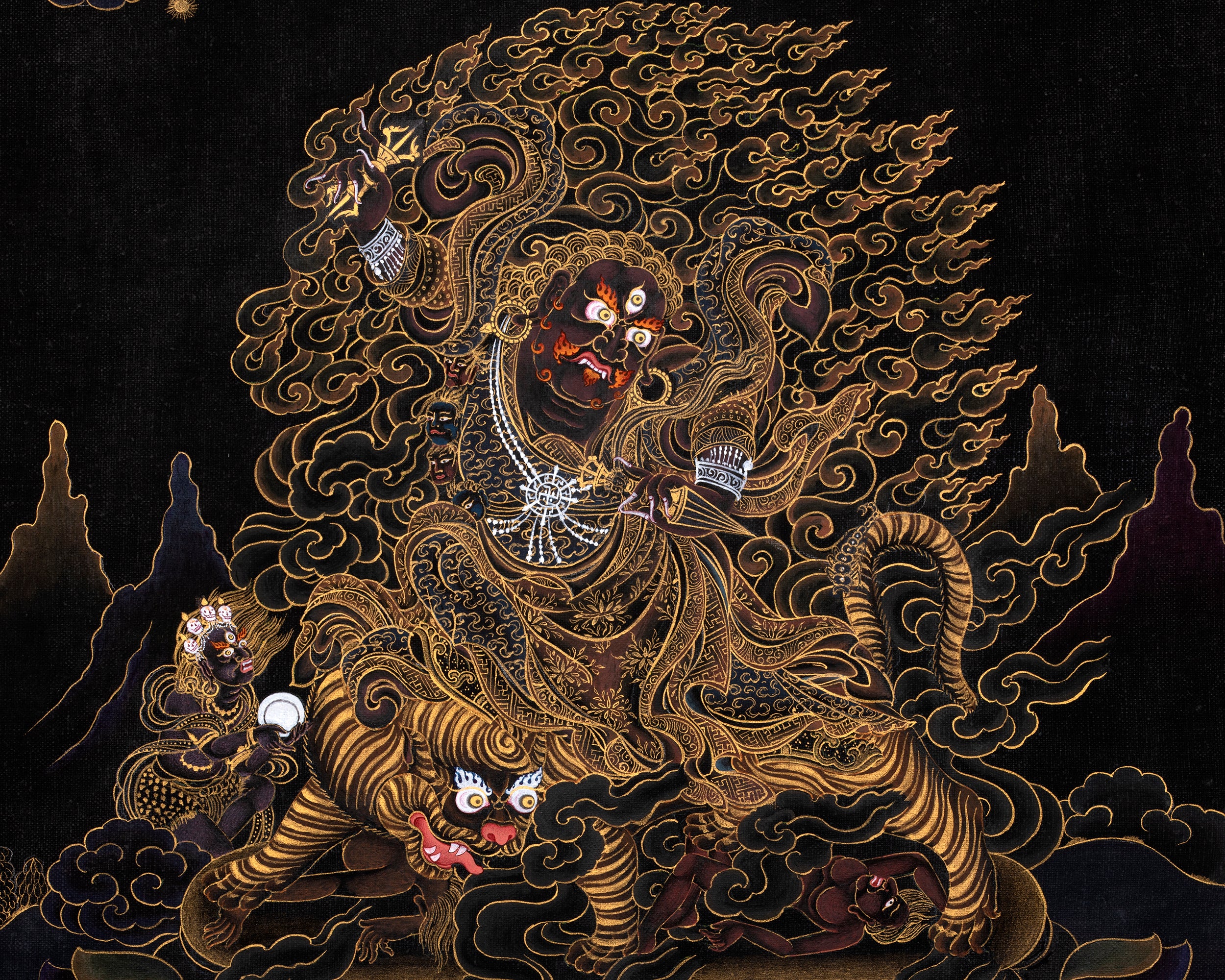 dorje drollo thangka