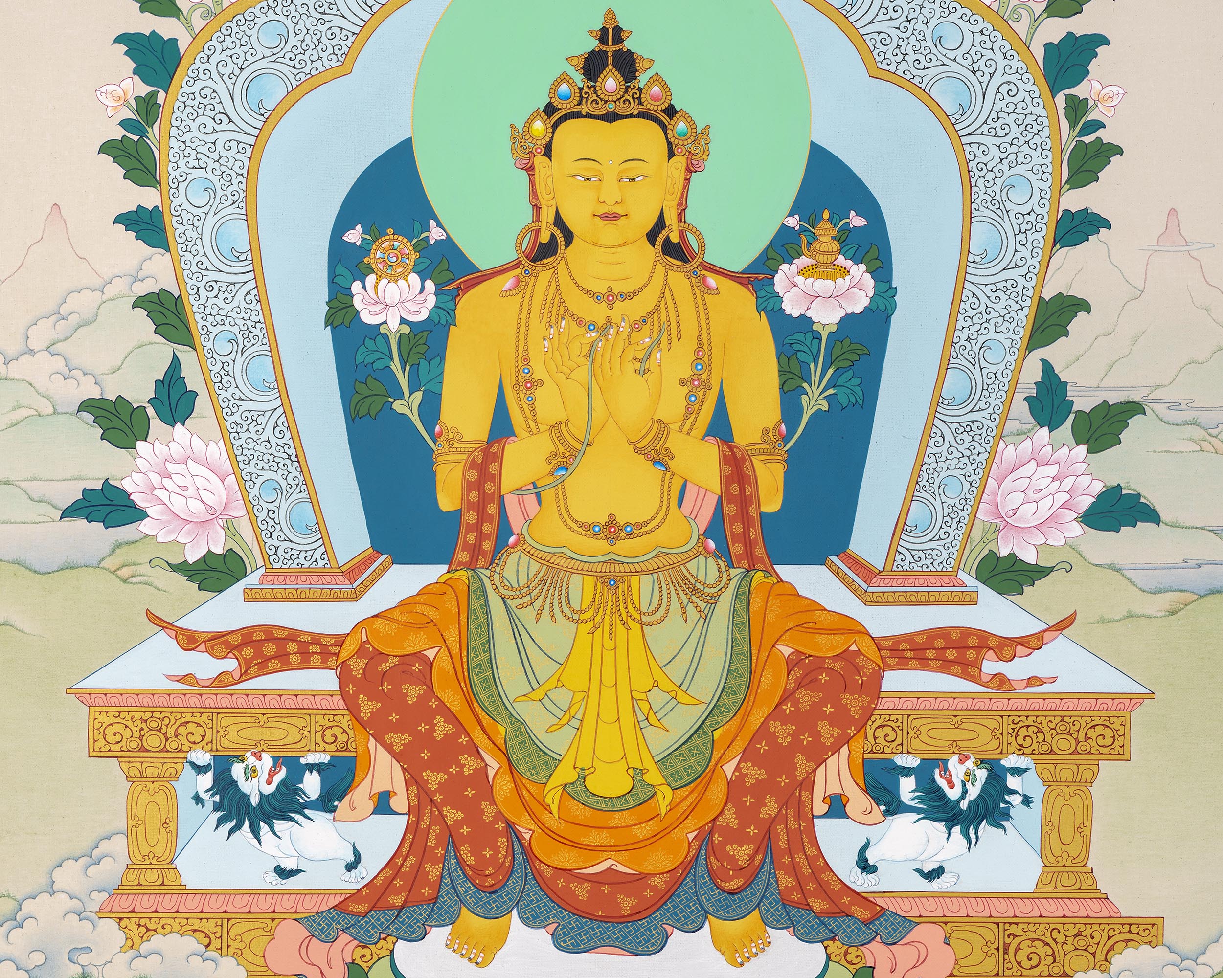 Maitreya thangka
