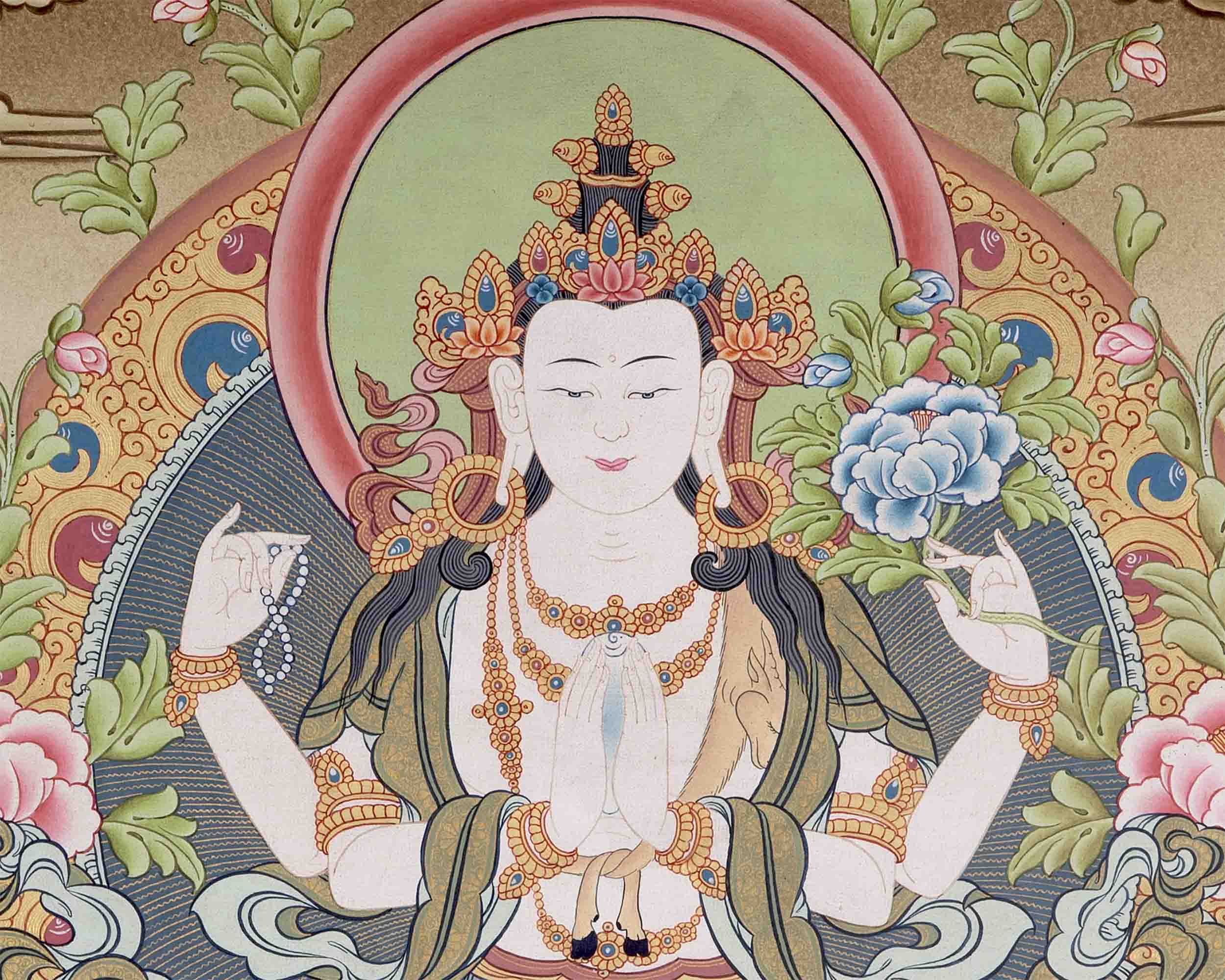 4 Armed Lokeshvara | Mindfulness Meditation Object