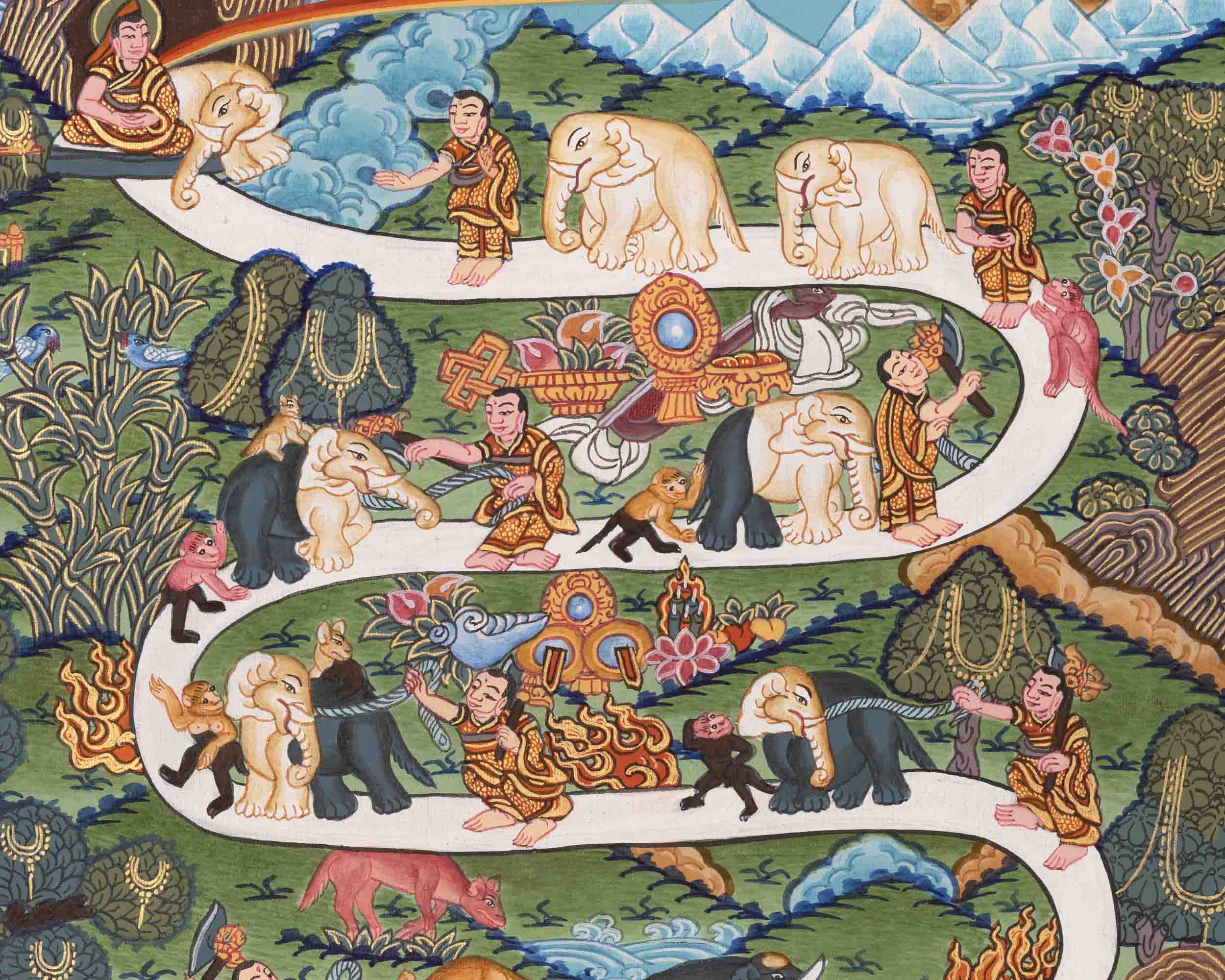 Samatha Meditation Art | Wall Hanging Decoration