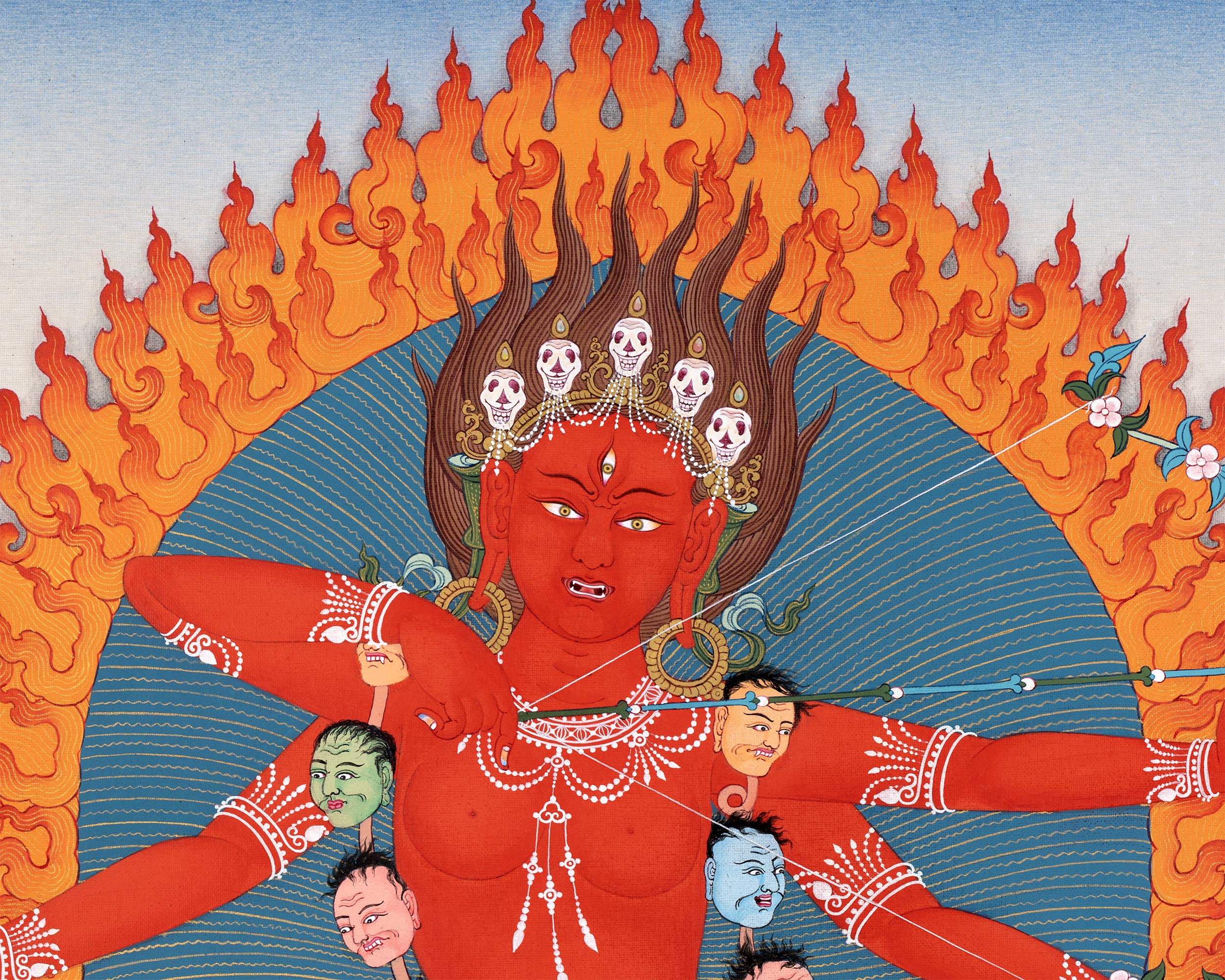 Traditional Kurukulla Thangka | Dakini | Buddhist Painting