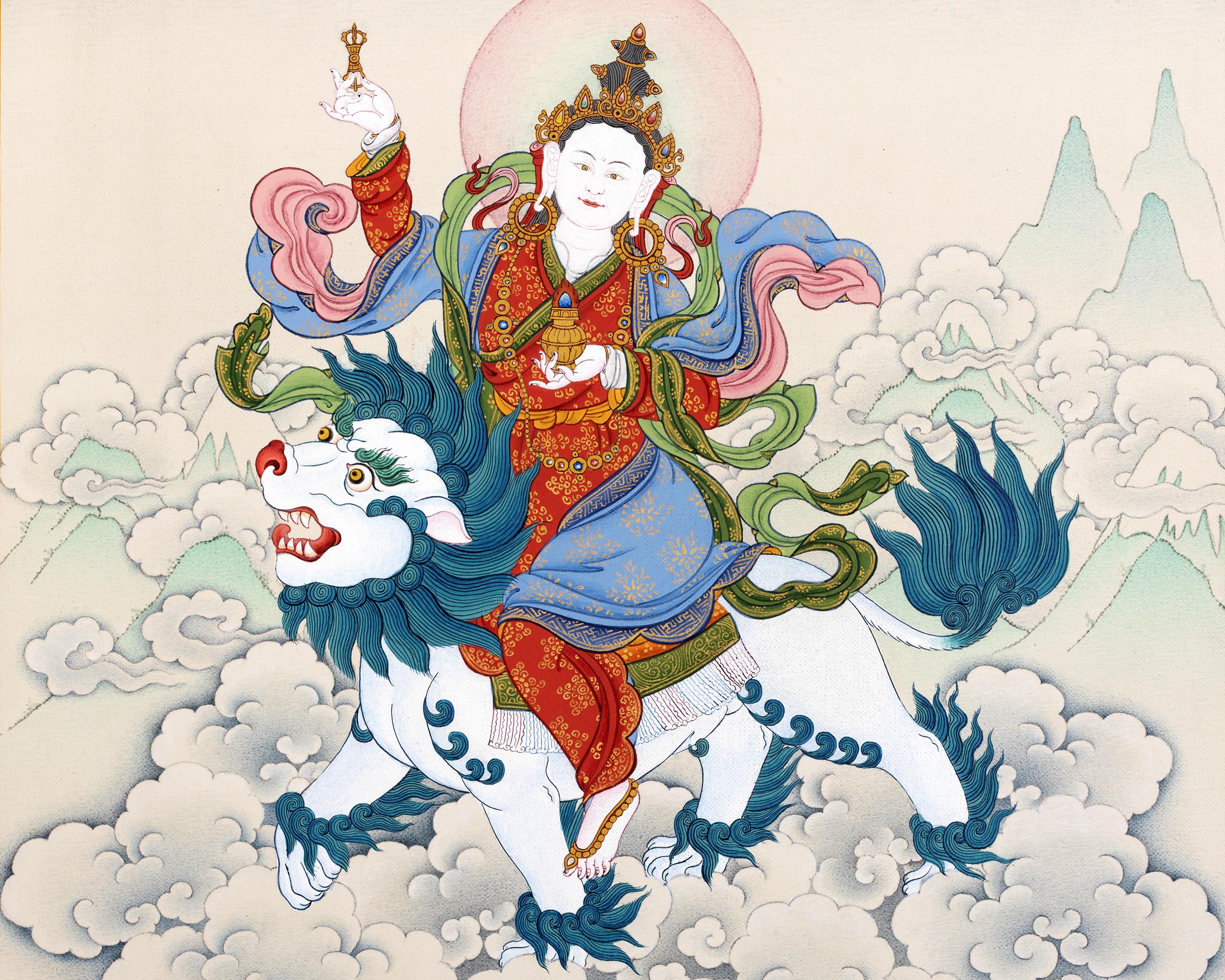 Tsheringma | Buddhist Wordly Protector | The Deity Of Longevity