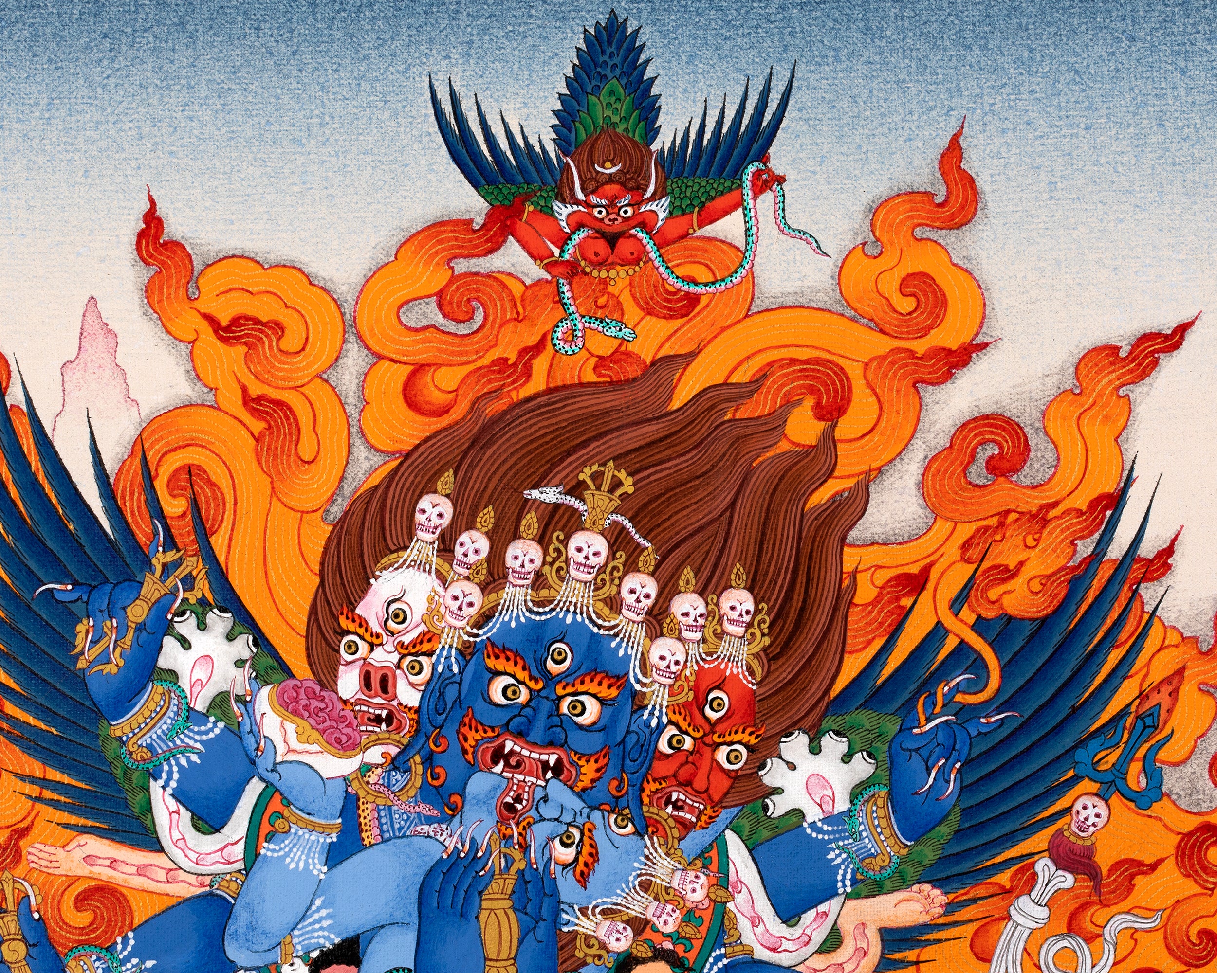 Vajrakilaya Thangka | Yidam