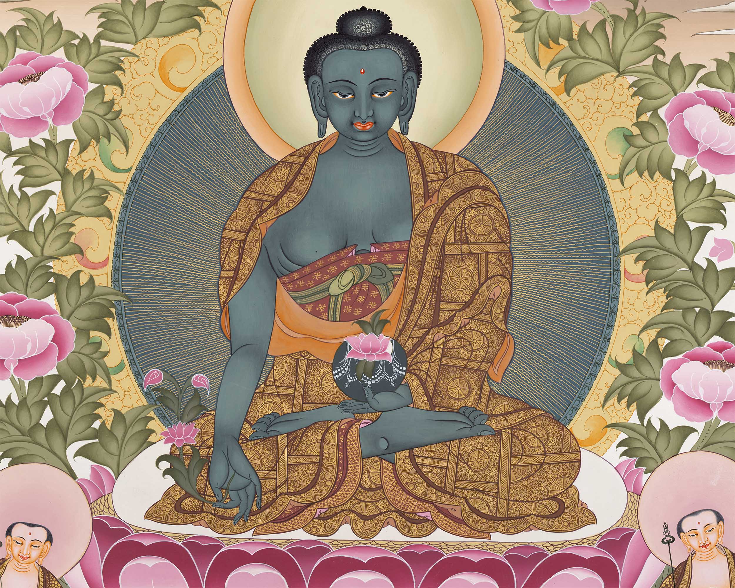 Gold Medicine Buddha | Sacred Healing Buddha